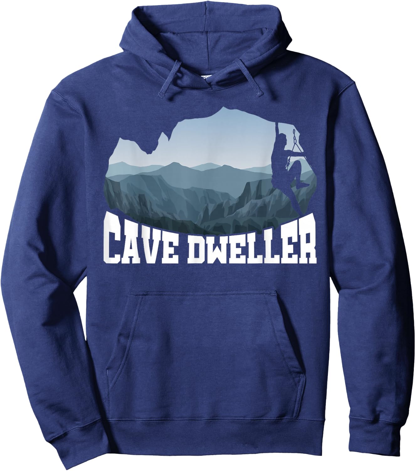 Cave Dweller Caving Caver Spelunking Speleology Potholing Hoodie - Hoodie | Navy