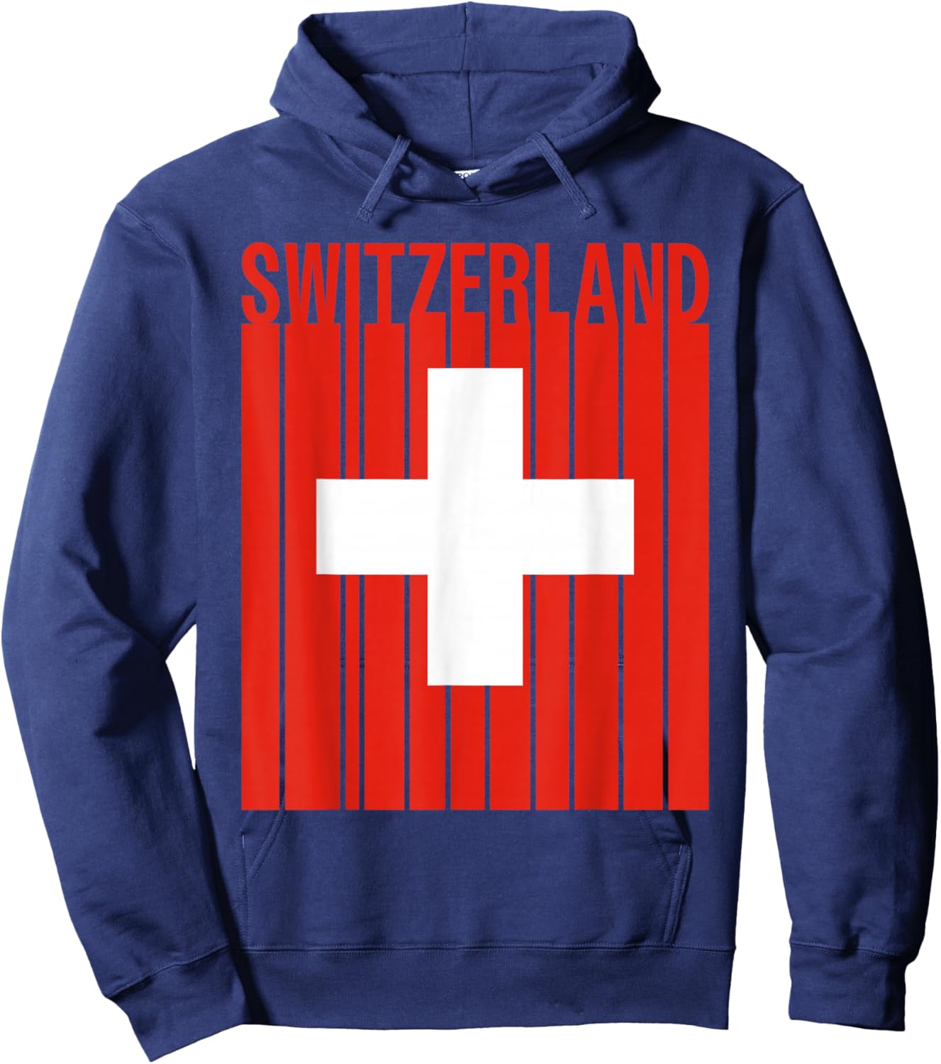 Switzerland Flag Hoodie - Hoodie | Navy