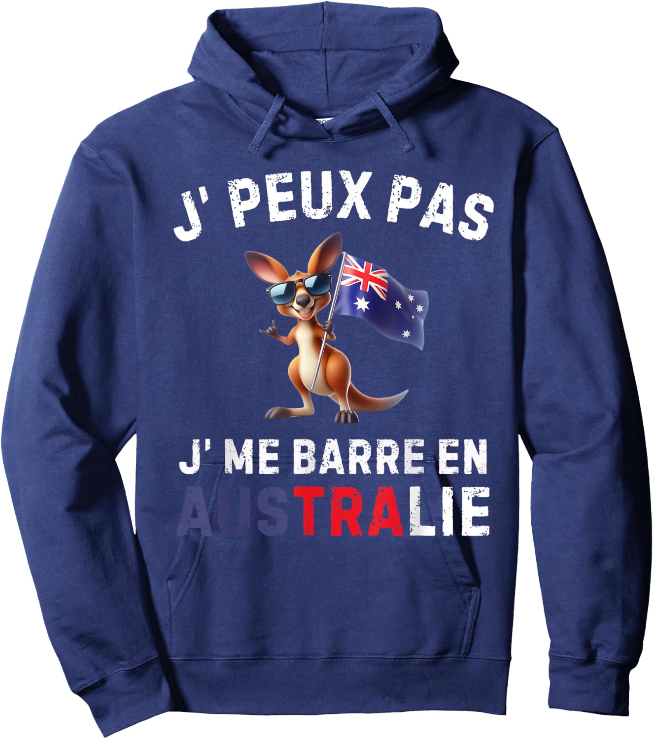Je Peux Pas Je Me Barre En Australia Australien , Black, S Hoodie - Hoodie | Navy