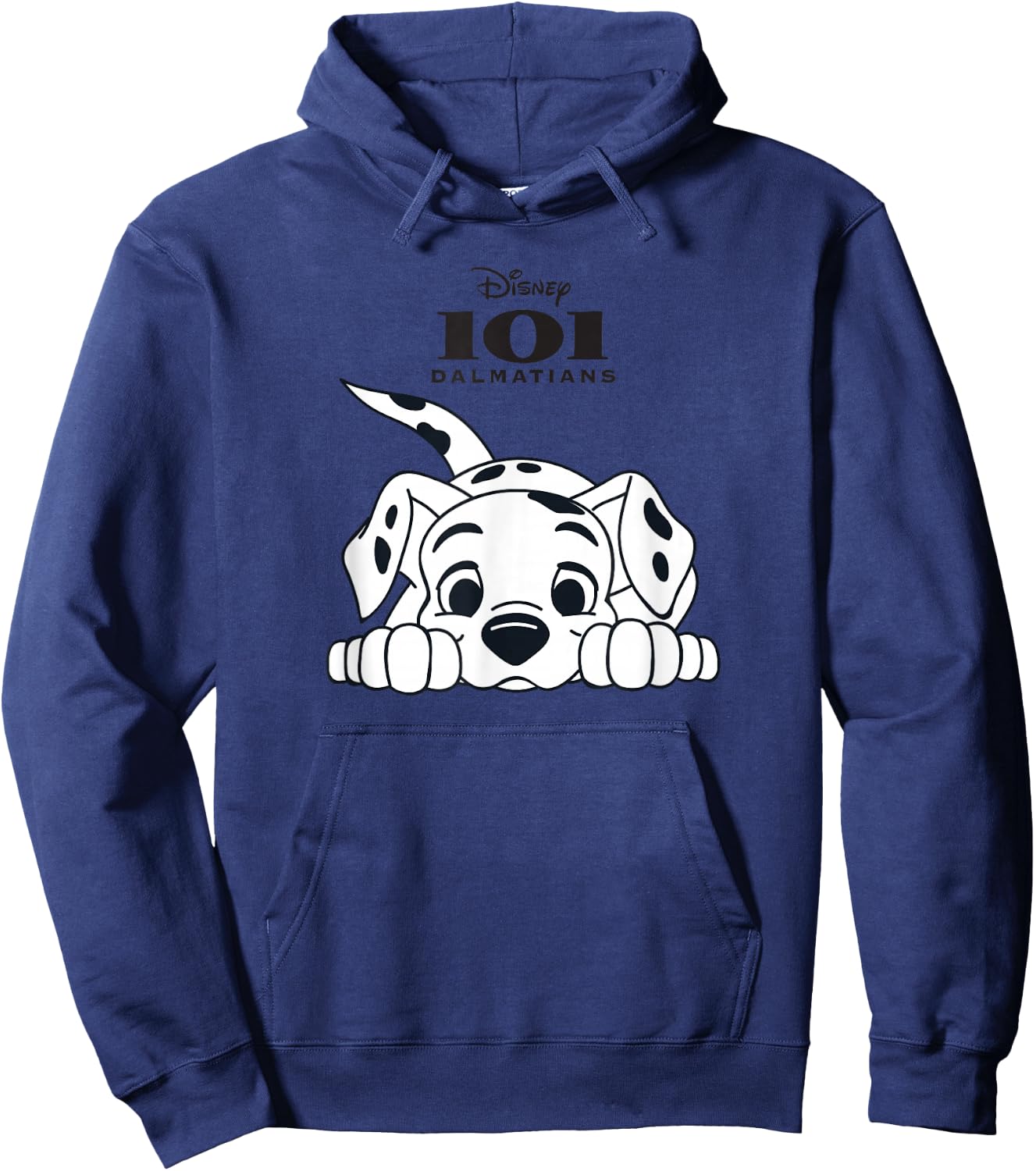 Disney 101 Dalmatians Playful Position Puppy Logo Hoodie - Hoodie | Navy