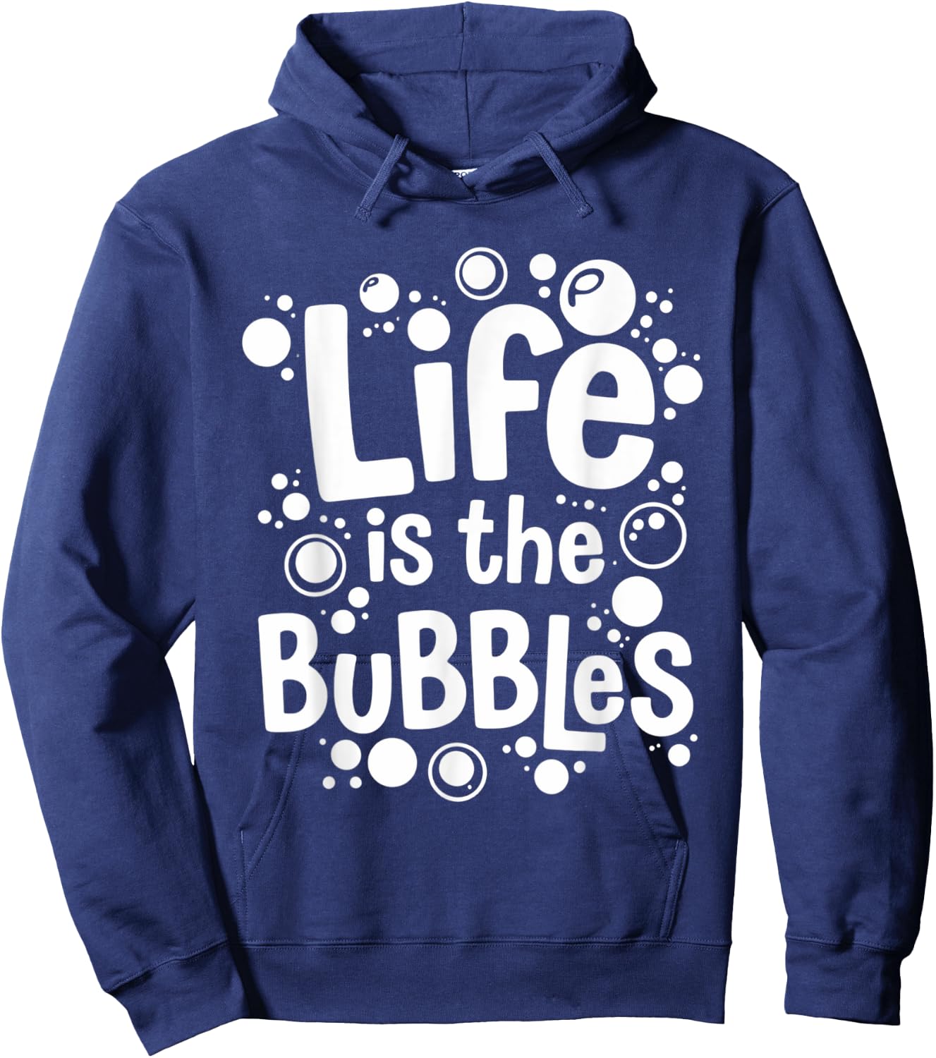 National Bubble Bath Day January 8 Funny Relaxing Bubbles Hoodie - Hoodie | Navy