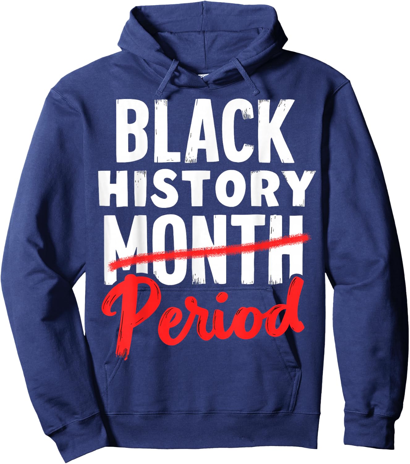 Black History Month Period Hoodie - Hoodie | Navy