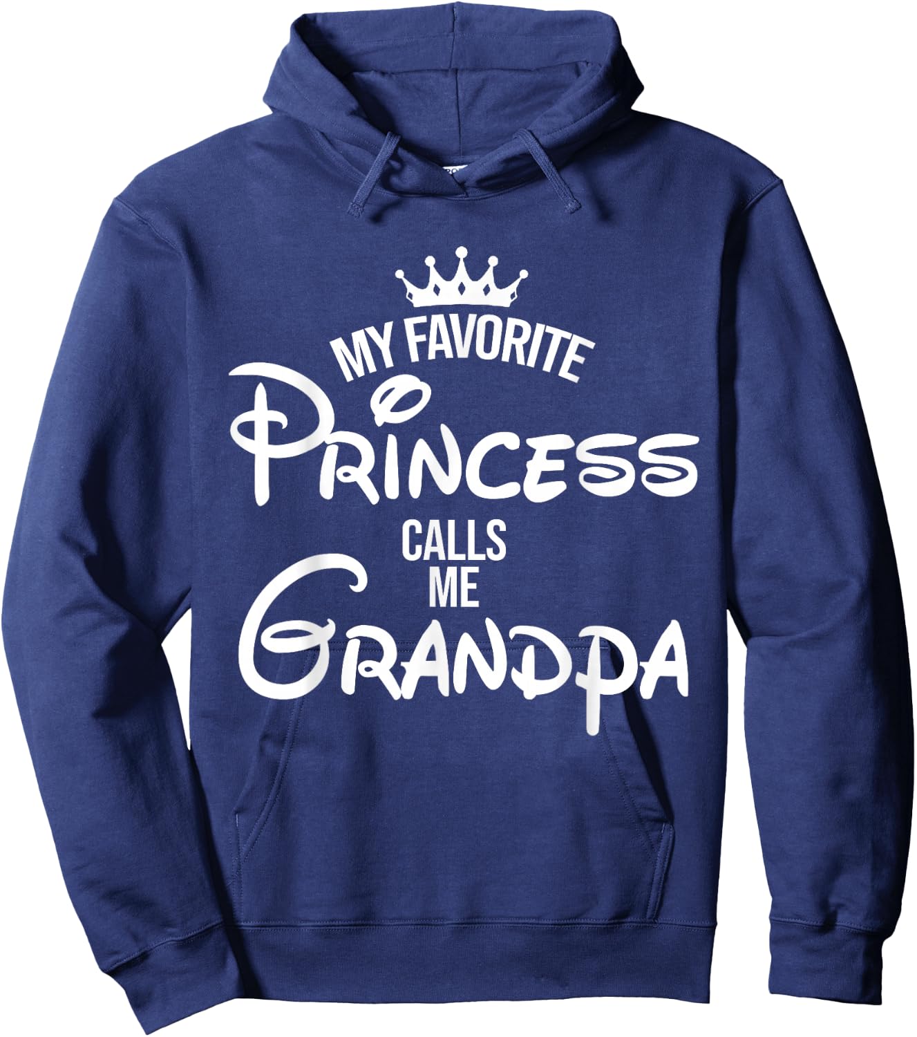 My Favorite Princess Calls Me Grandpa Shirt Mom Mothers Day Hoodie - Hoodie | Navy