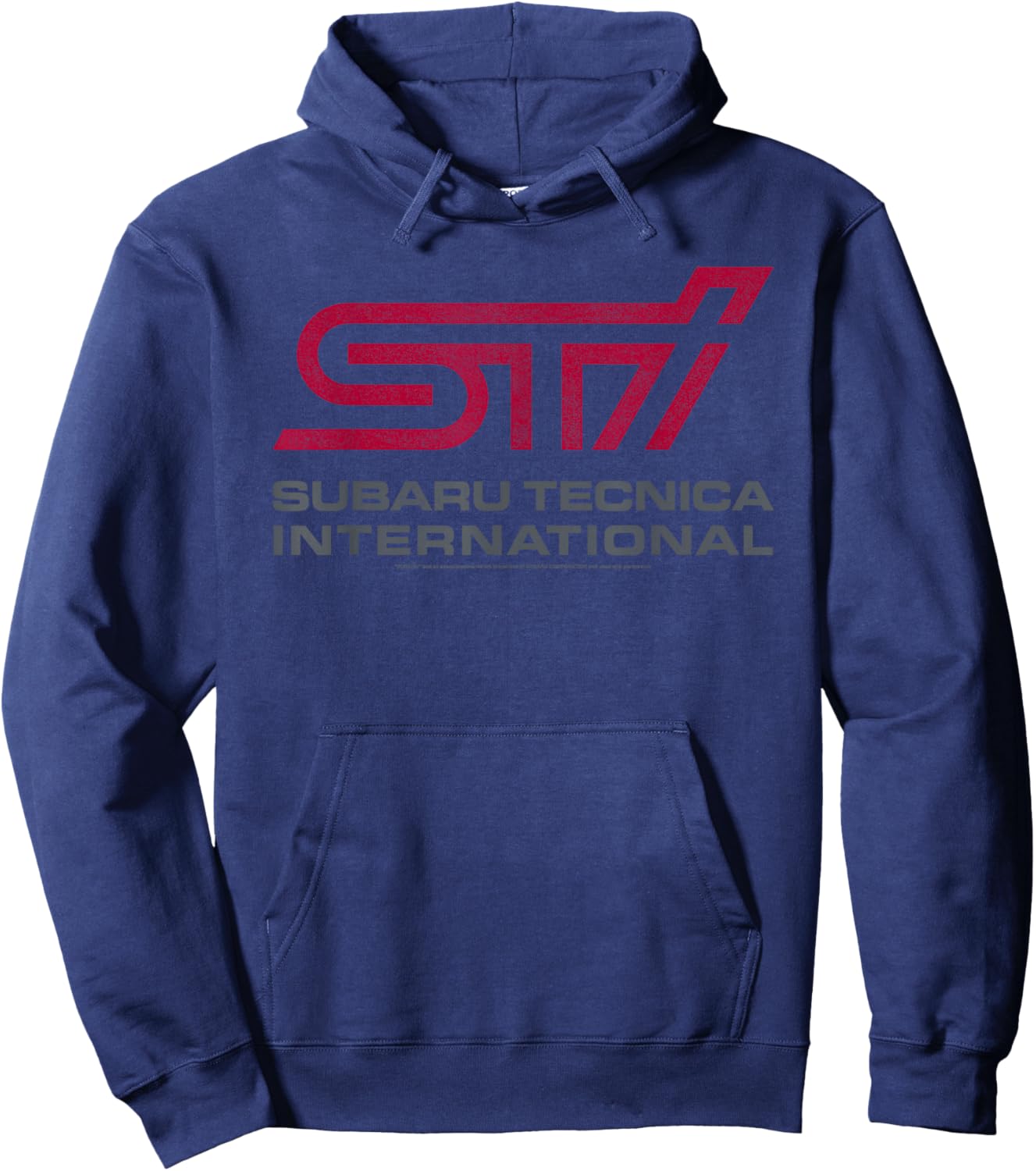 Subaru Tecnica International STI Distressed Logo Car Brand Hoodie - Hoodie | Navy