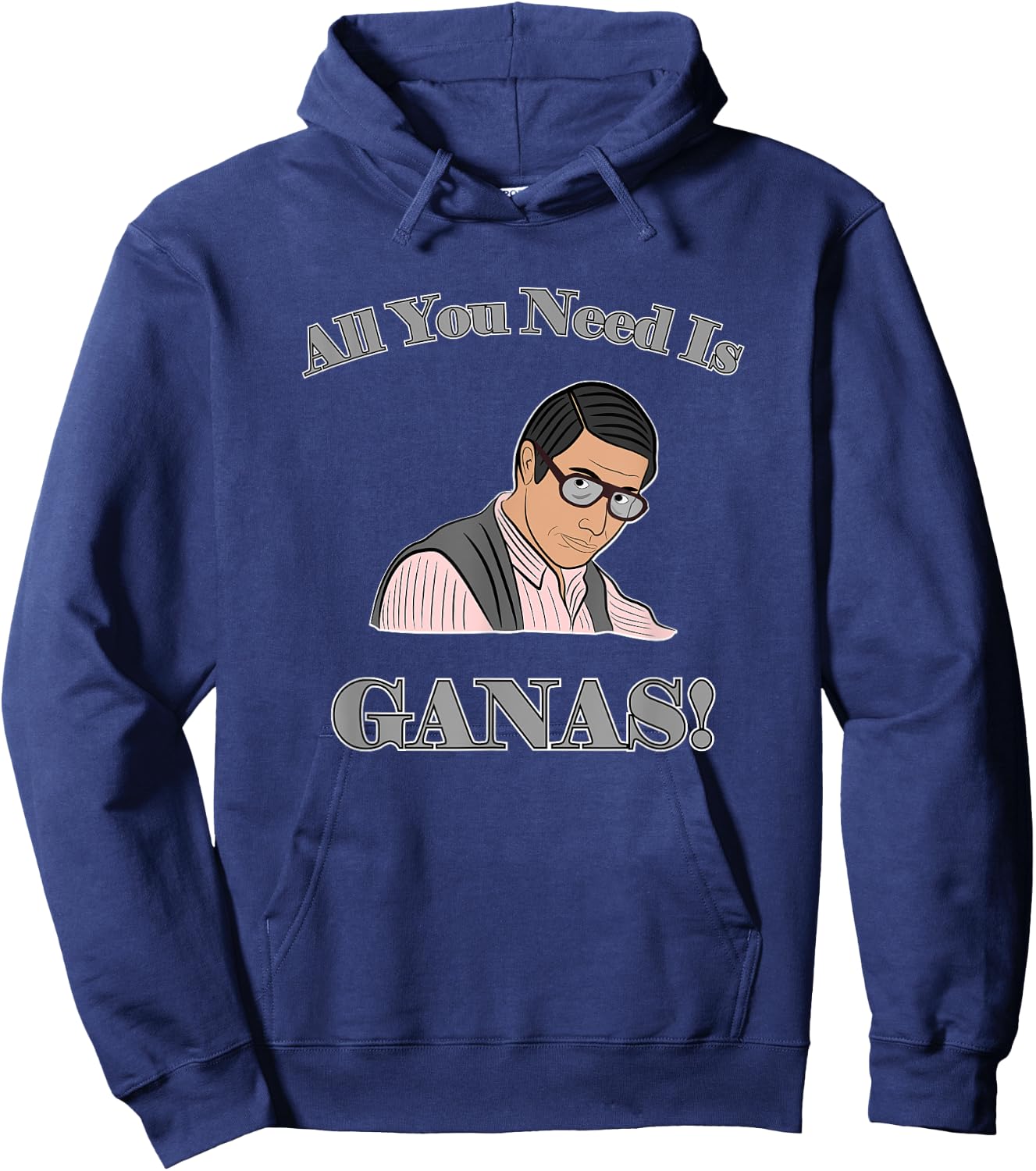 All You Need Is Ganas Hoodie - Hoodie | Navy
