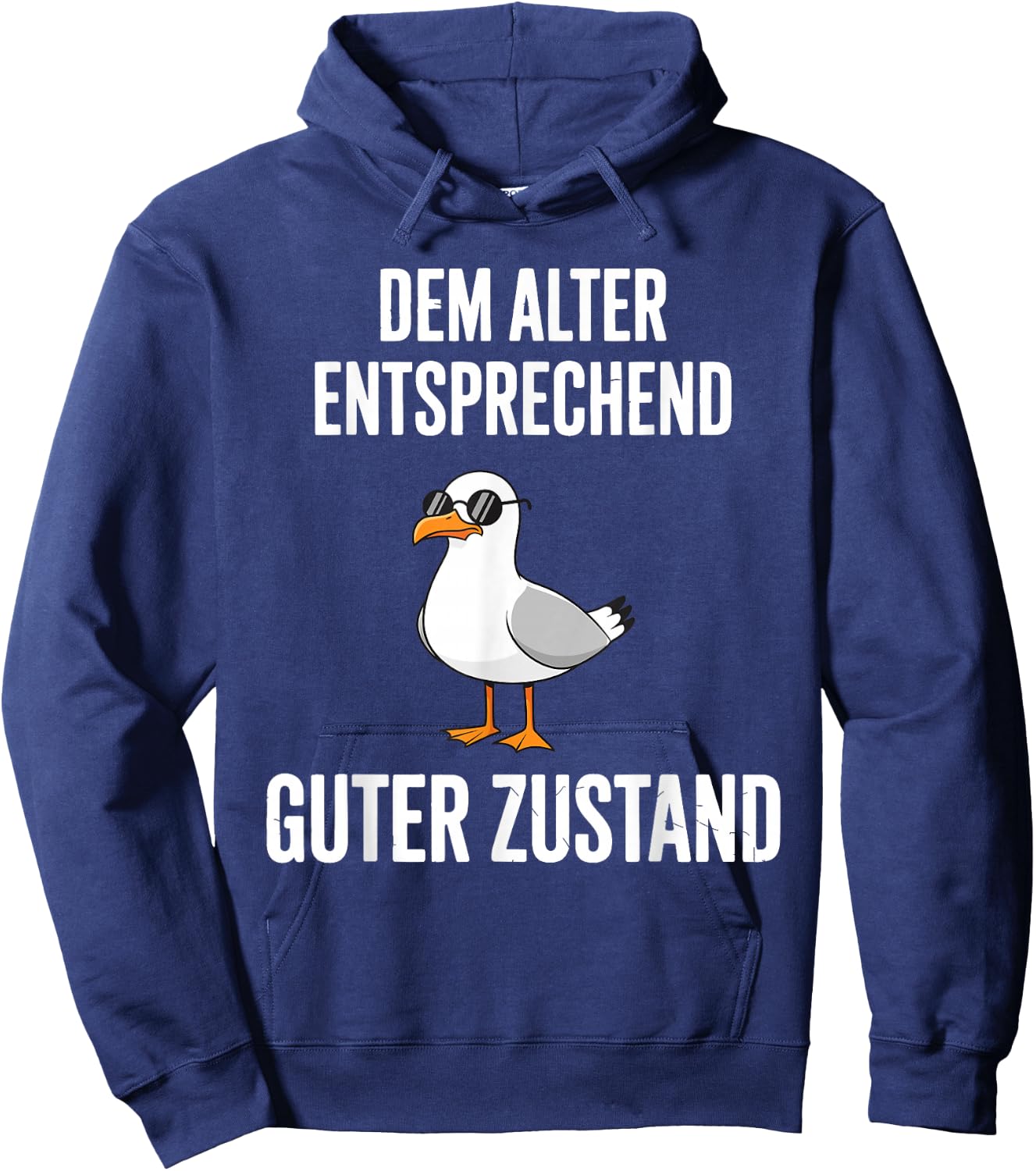 Dem Alter Entsprechend Guter Zustand Möwe Hoodie - Hoodie | Navy