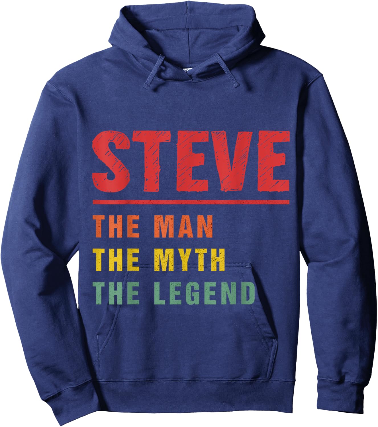 STEVE Gifts Name Personalized Birthday Presents Funny STEVE Hoodie - Hoodie | Navy