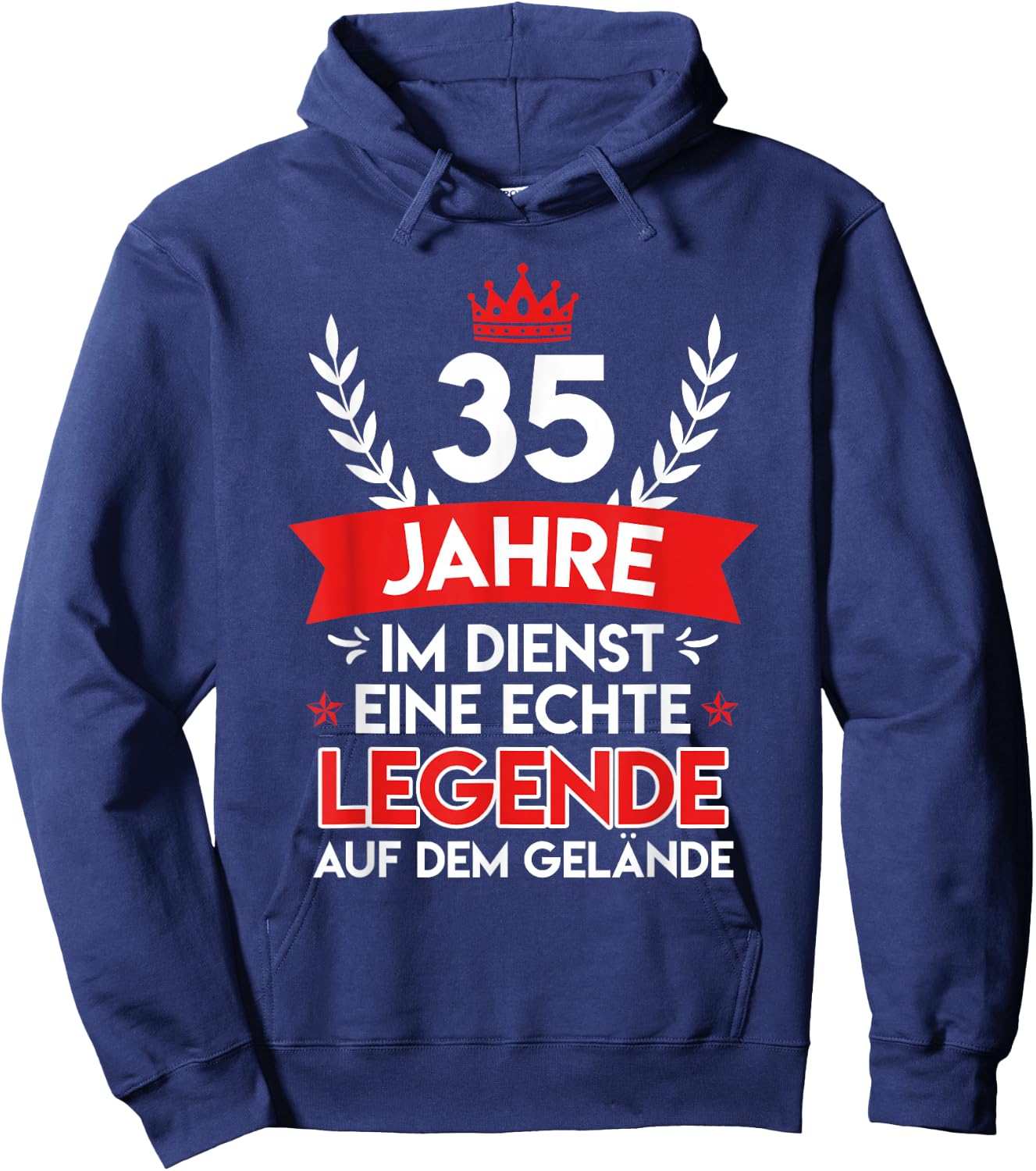 35 Dienstjahre Dienstjubiläum 35 Jahre Firmenjubiläum Hoodie - Hoodie | Navy
