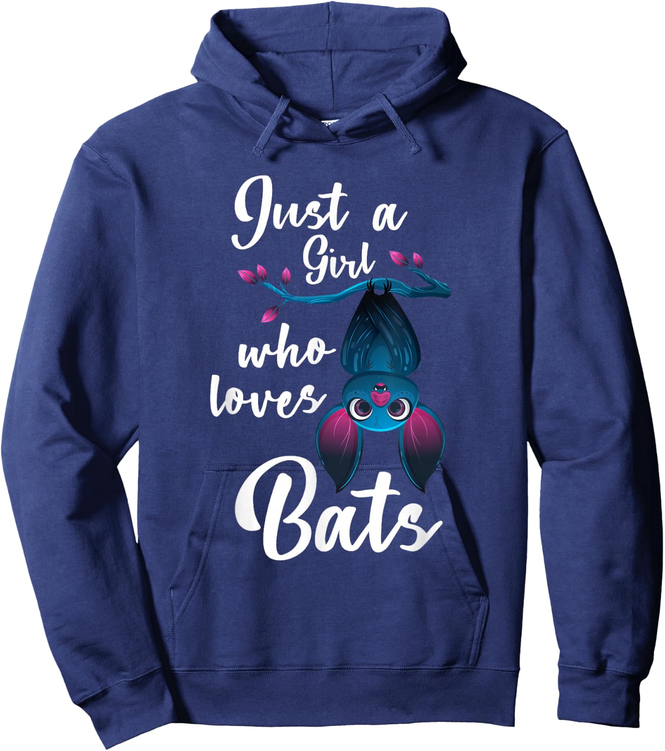 Just A Girl Who Loves Bats Bat Hoodie - Hoodie | Navy