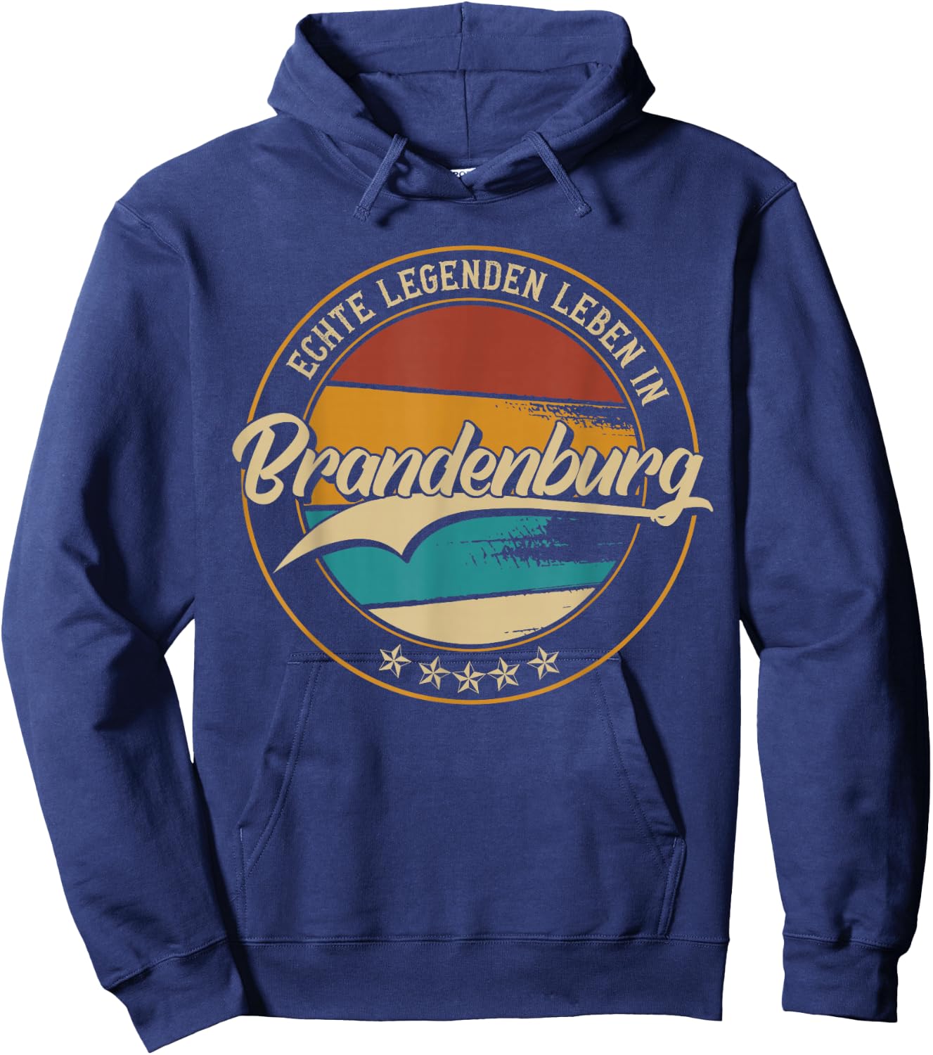 Brandenburg meine Heimat | Heimatliebe & Geburtsort , black Hoodie - Hoodie | Navy