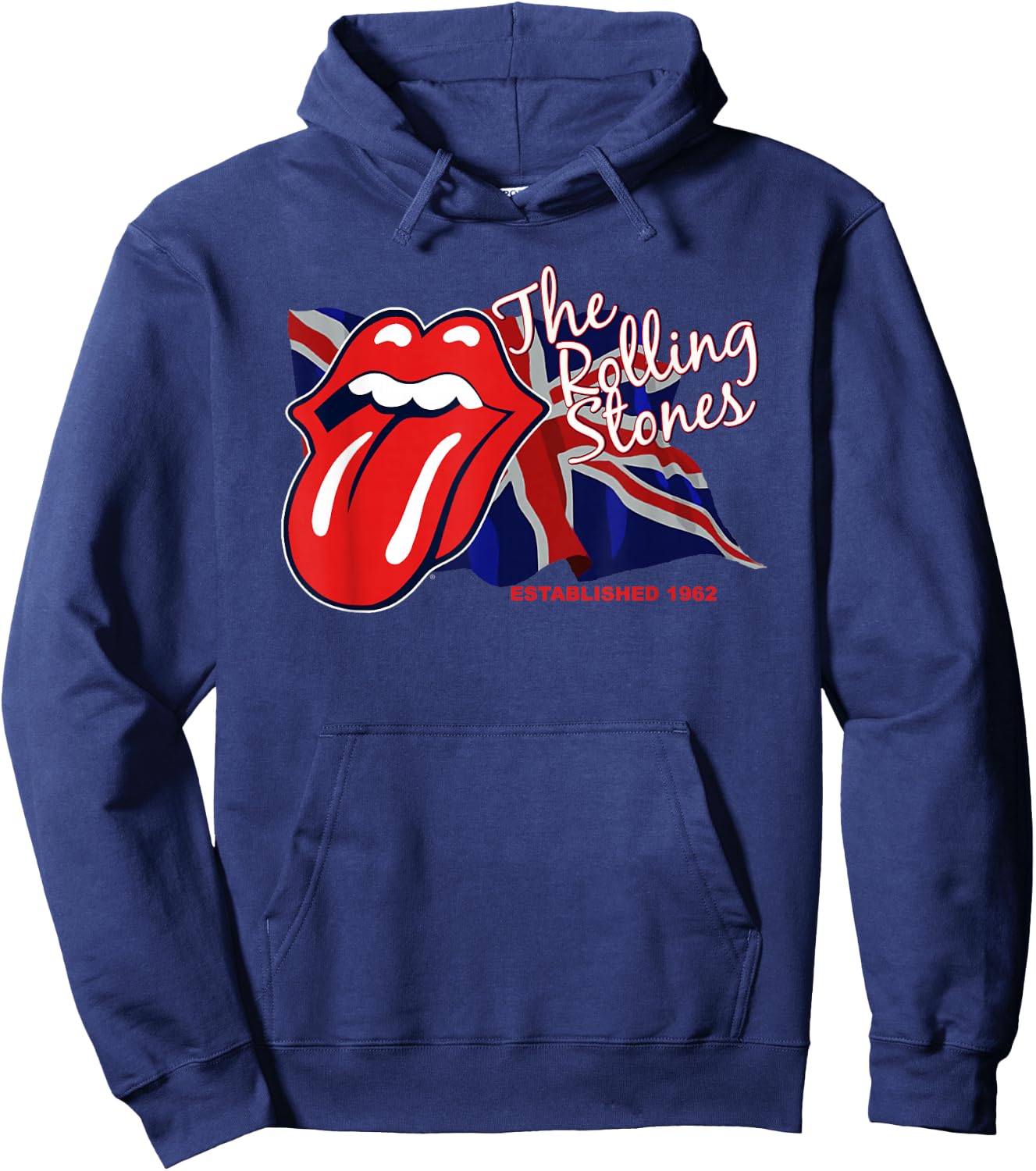The Rolling Stones UK Flag Hoodie - Hoodie | Navy