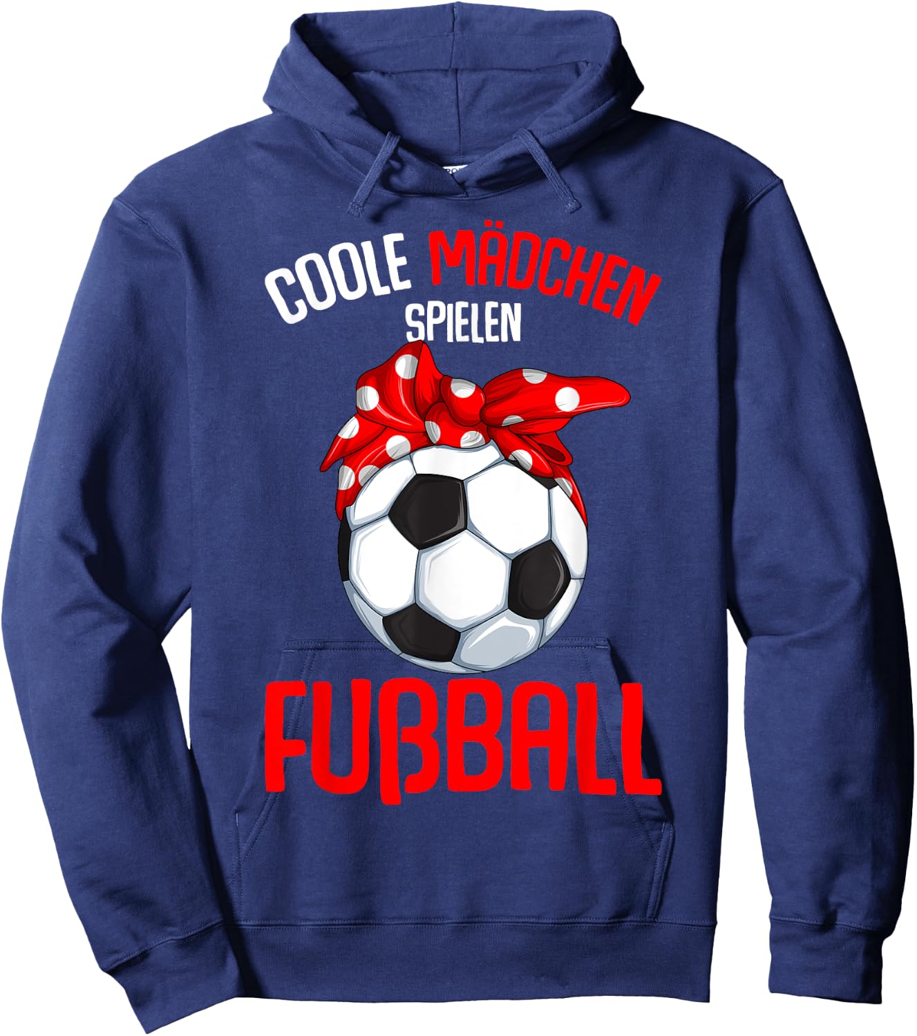 Cool Girls' Football Football Children's , black, s Hoodie - Hoodie | Navy