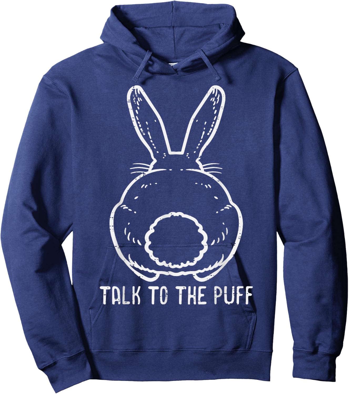 Bunny Talk To The Puff Easter Funny Rabbit Men Women Kids Hoodie - Hoodie | Navy