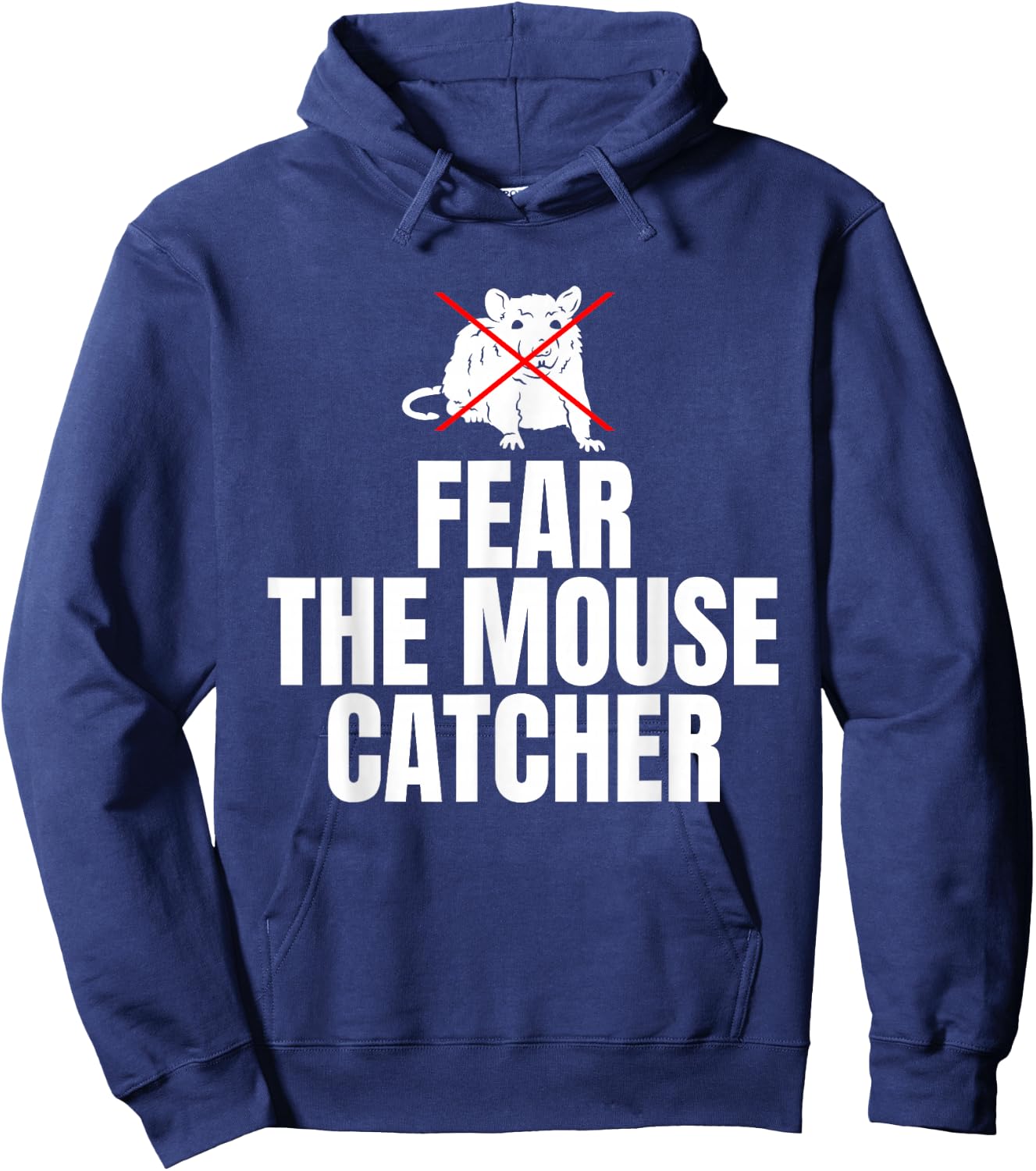 Fear The Mouse Catcher Hoodie - Hoodie | Navy