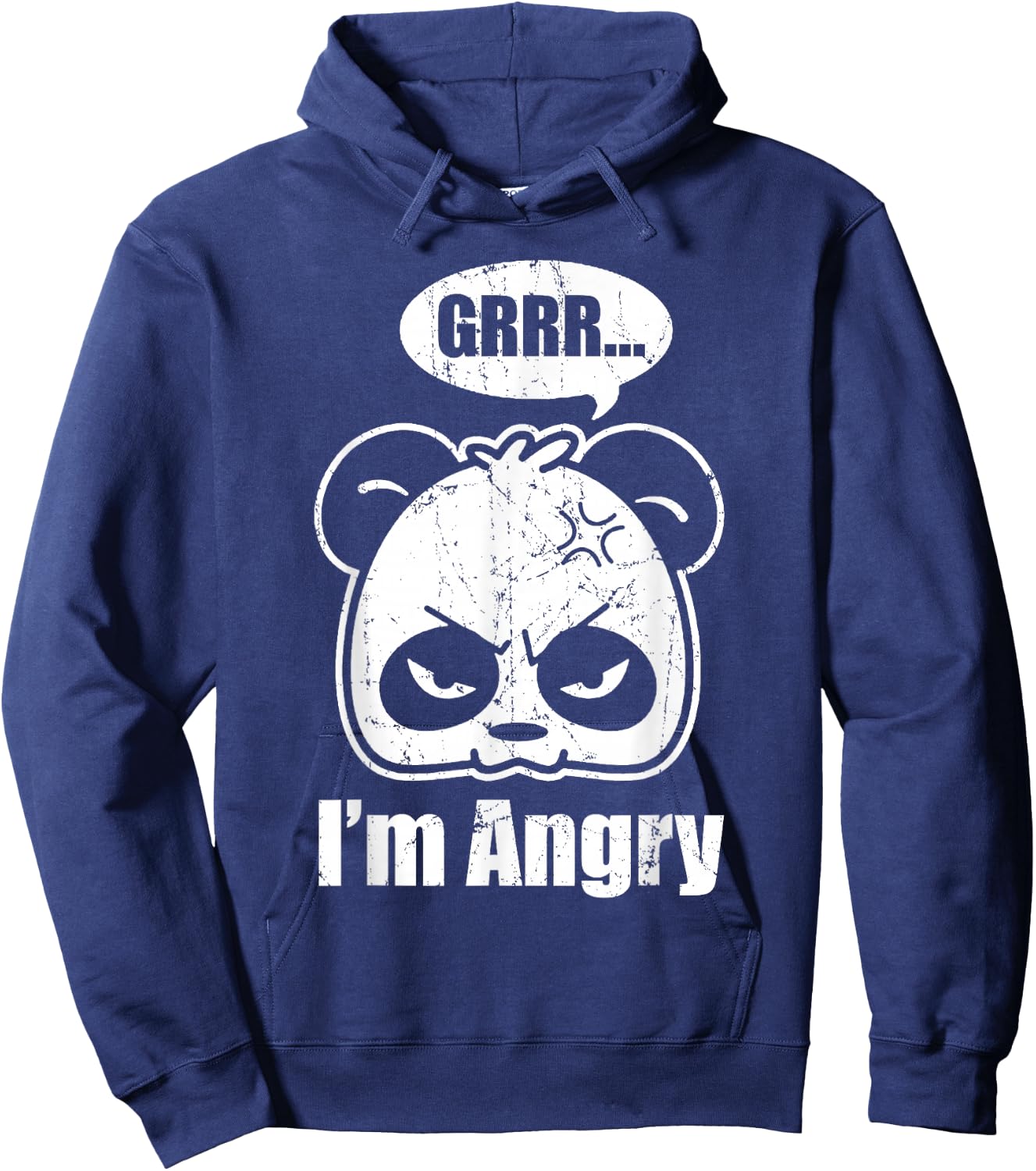 Cute Panda | Grrr... I'm Angry | Funny Panda Lovers Hoodie - Hoodie | Navy