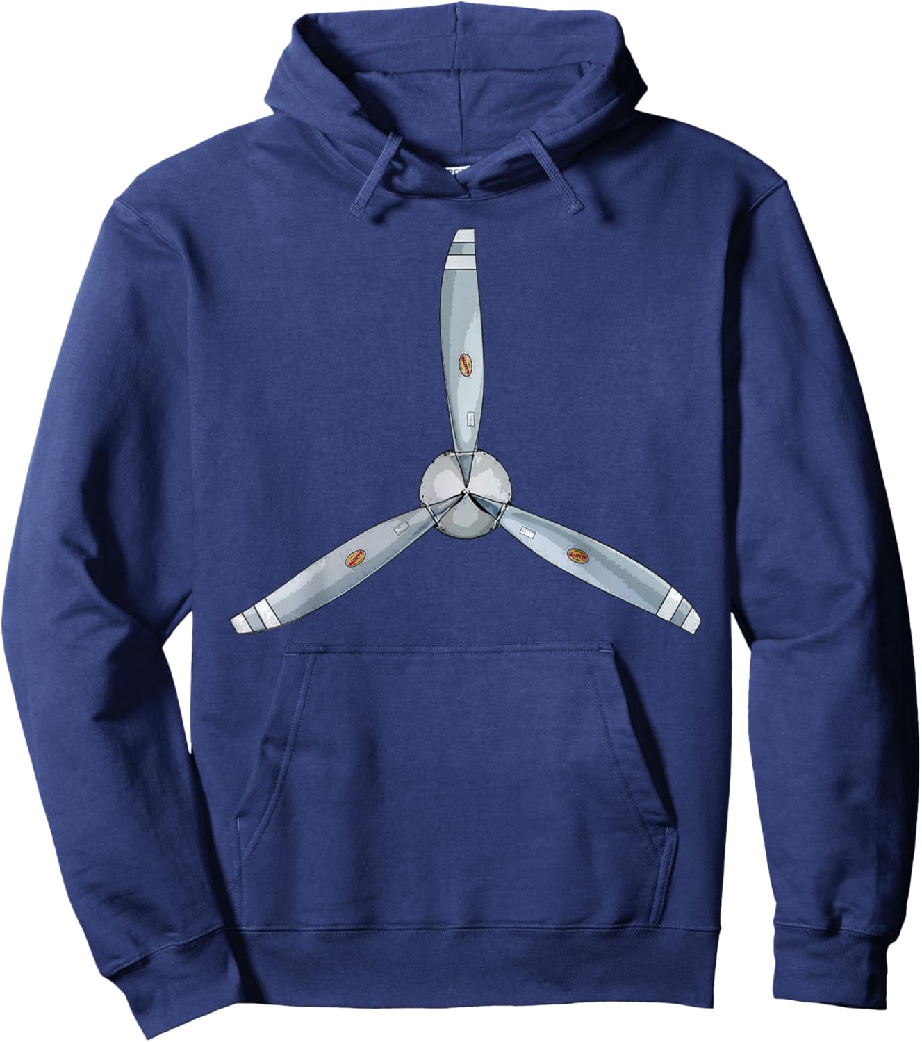 Aircraft Propeller Pilot airplane prop aviation Hoodie - Hoodie | Navy