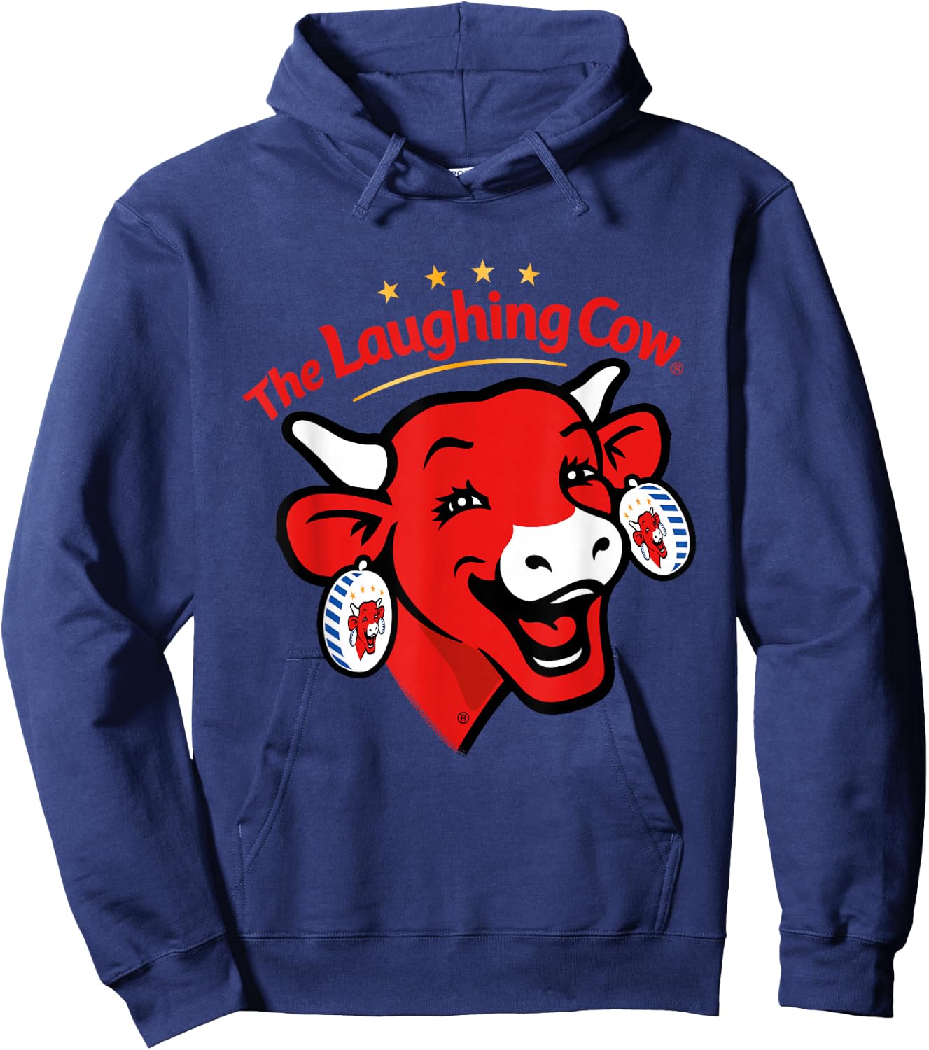 The Laughing Cow Contemporary Logo Hoodie - Hoodie | Navy