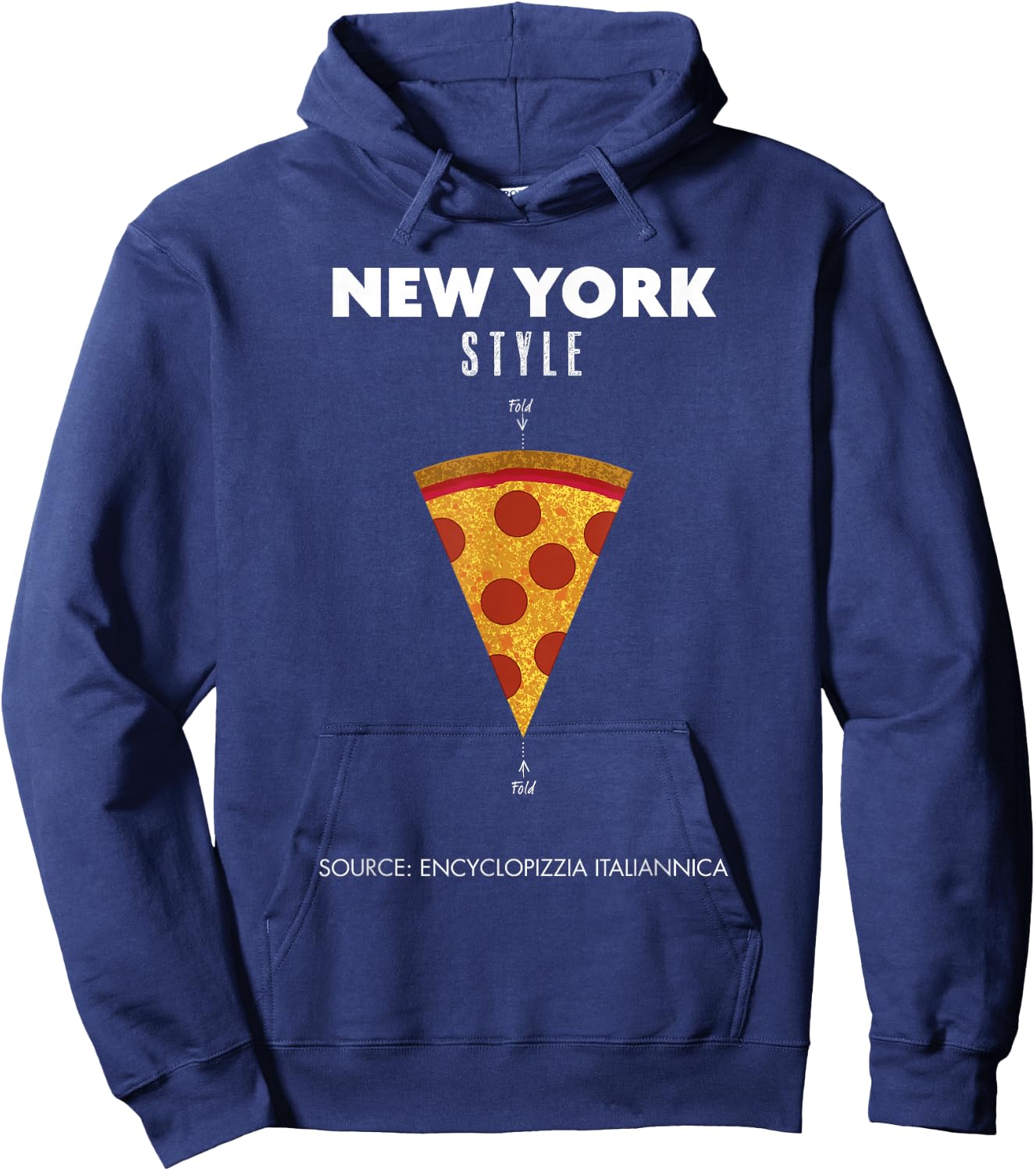 Regional Pizza New York Style Hoodie - Hoodie | Navy