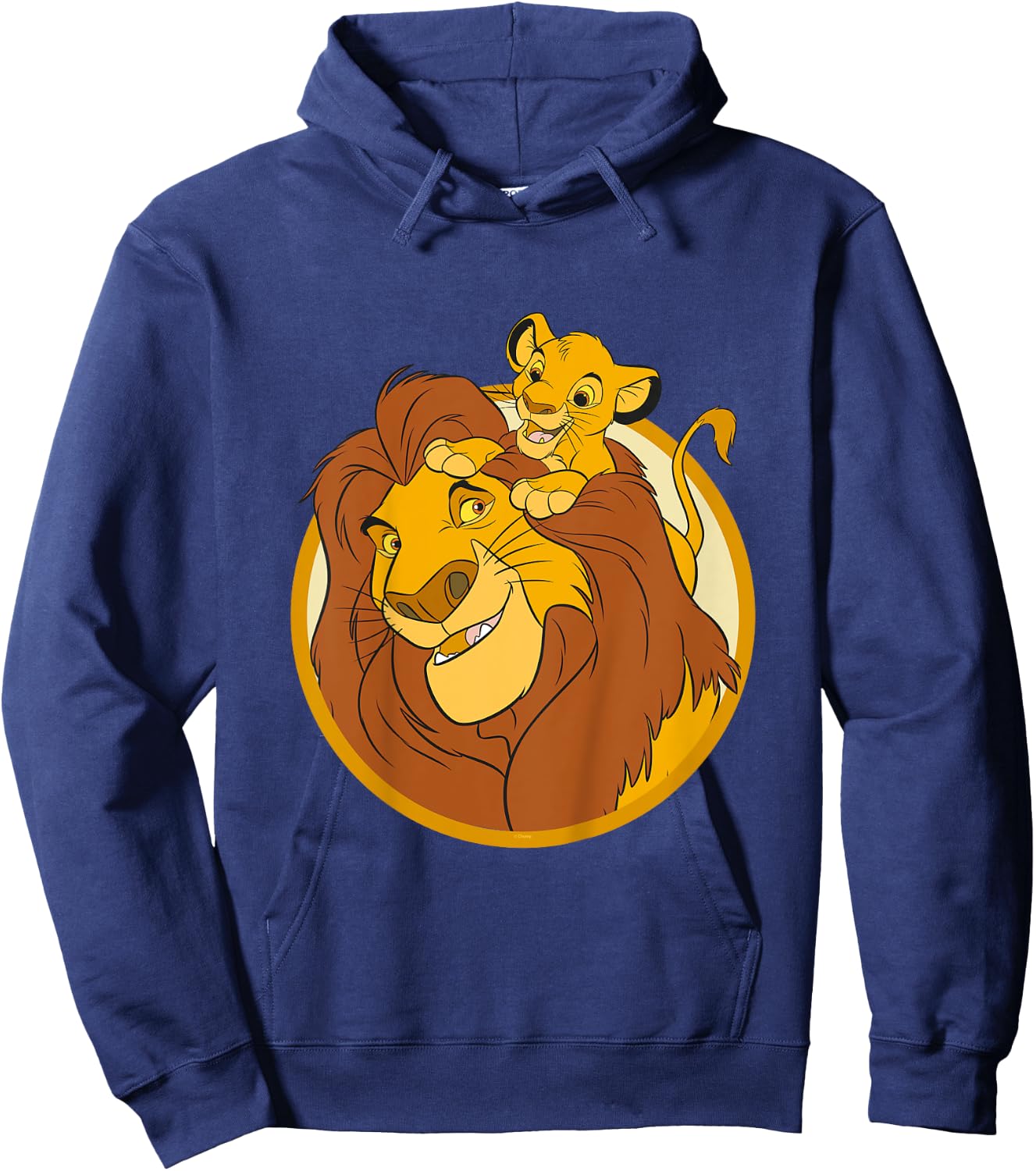 Kids The Lion King Mufasa And Simba , Black, 2 Hoodie - Hoodie | Navy