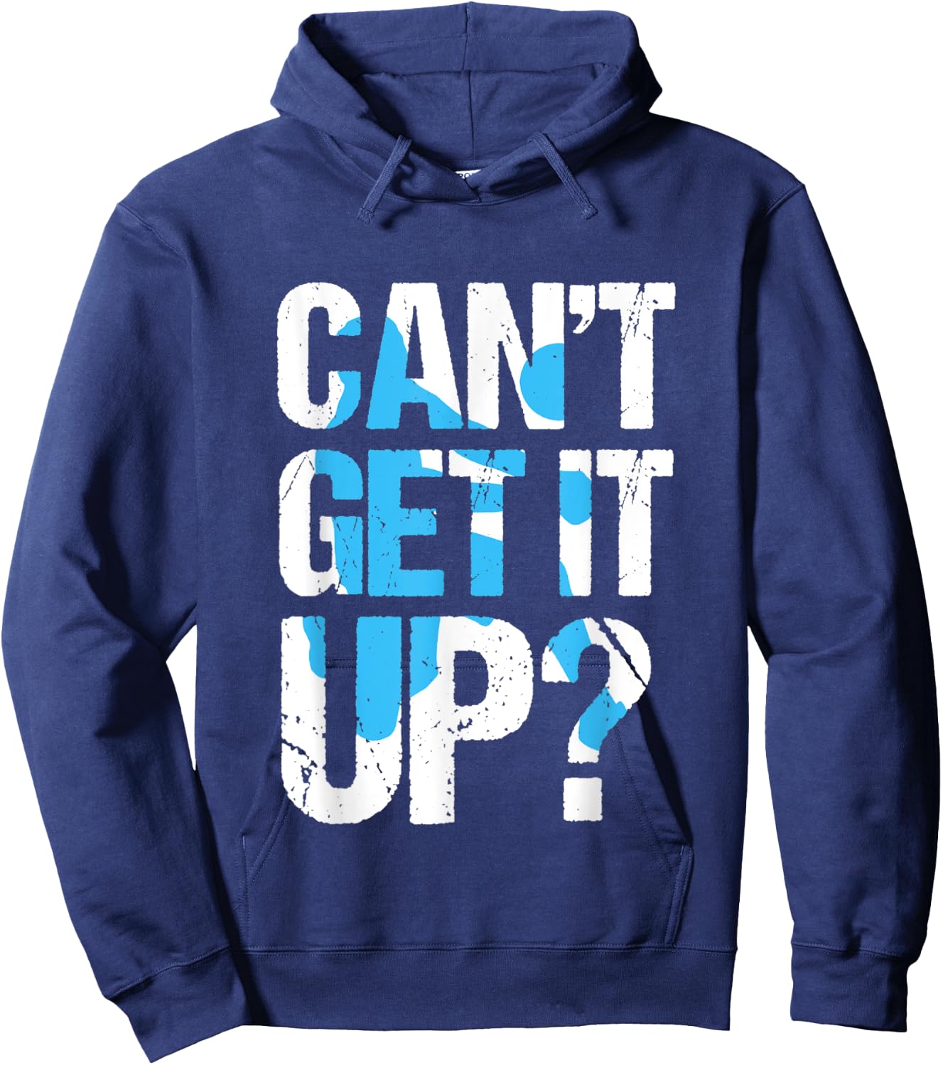 Can't Get It Up? Volleyball Passing Innuendo Graphic Hoodie - Hoodie | Navy
