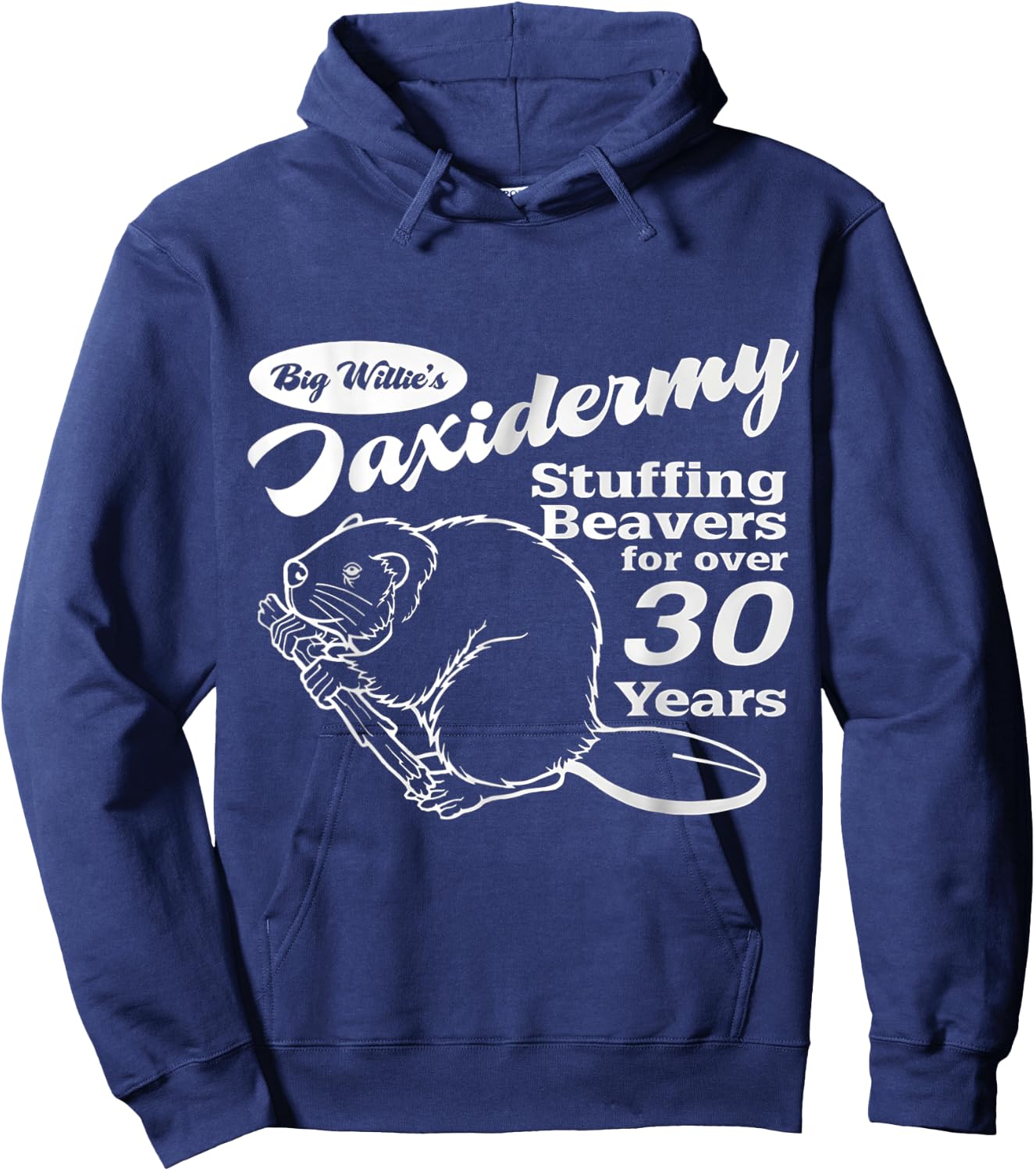Offensive Stuffing Beavers Hoodie - Hoodie | Navy