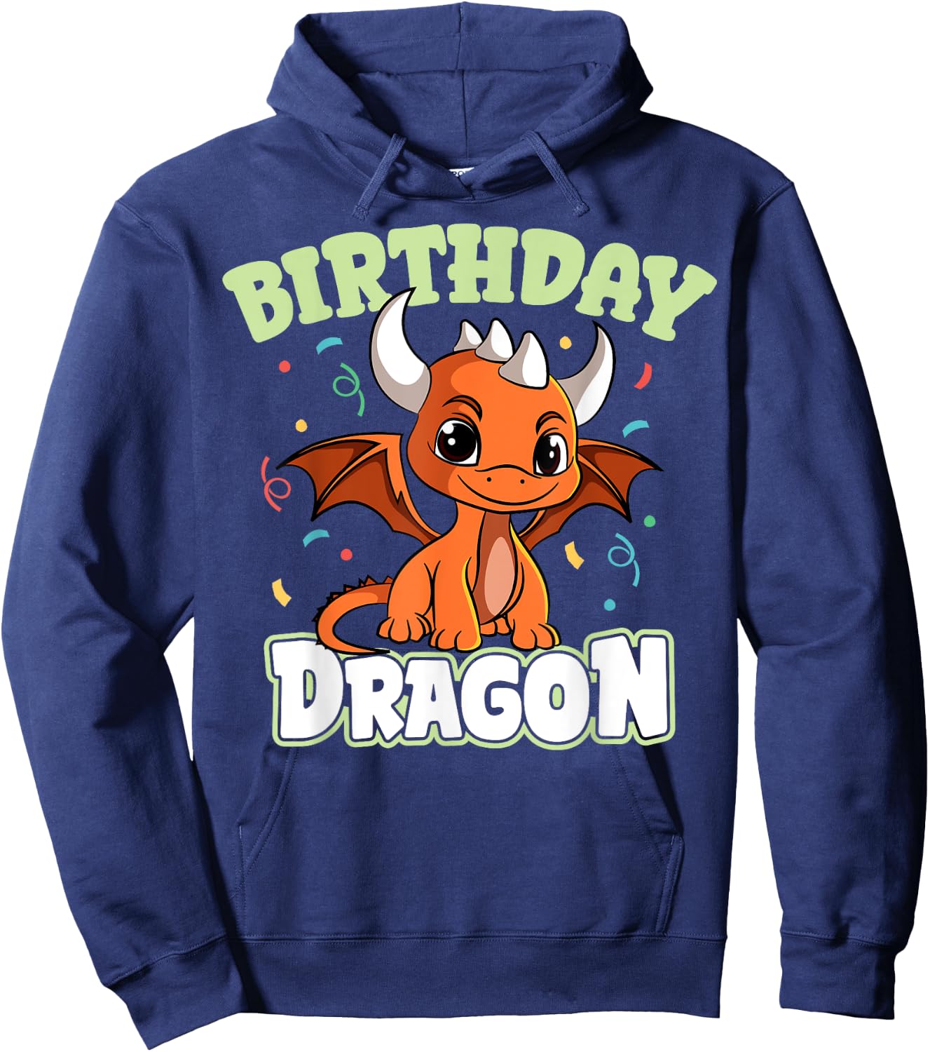 Dragon Birthday Party Kid Magical Bday Matching Theme Hoodie - Hoodie | Navy