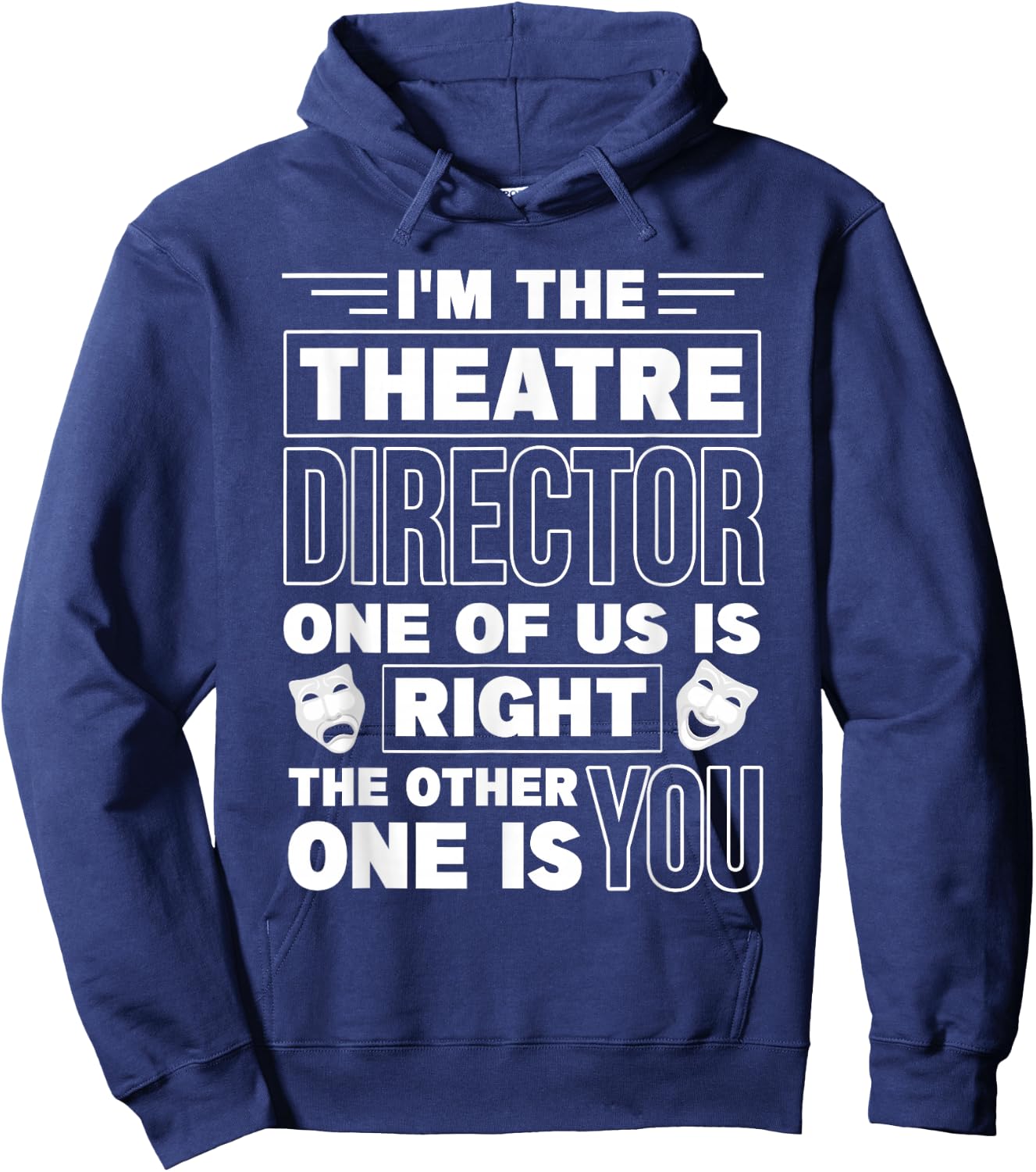 Funny Theater Director stage director Hoodie - Hoodie | Navy