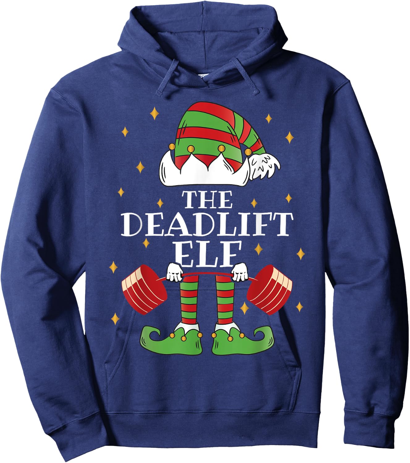 The Deadlift Elf Fitness Hoodie - Hoodie | Navy