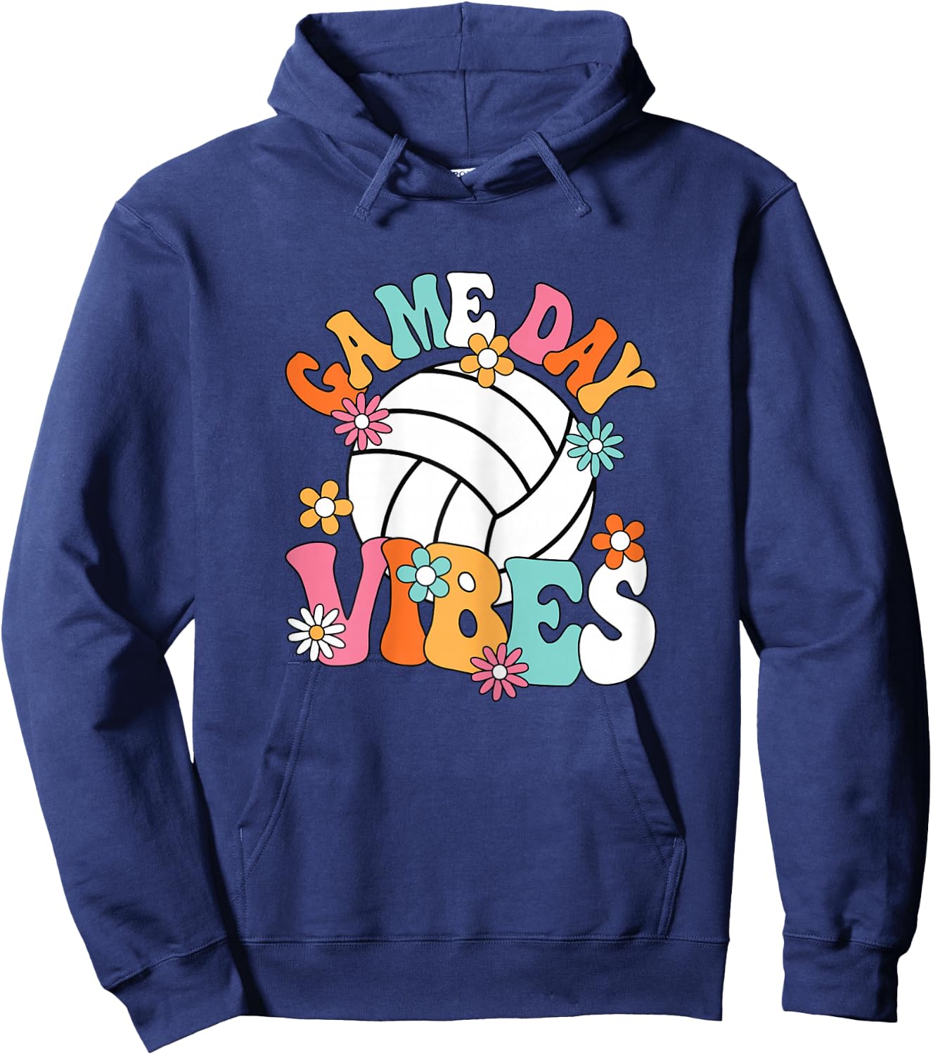Volleyball Game Day Volleyball Player Women Girls Hoodie - Hoodie | Navy