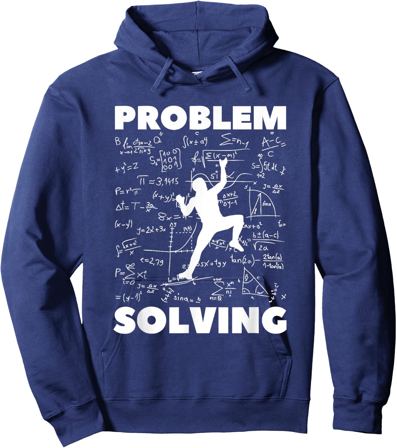 Problem Solving Climber Gift - Climbing, Bouldering Pun Hoodie - Hoodie | Navy