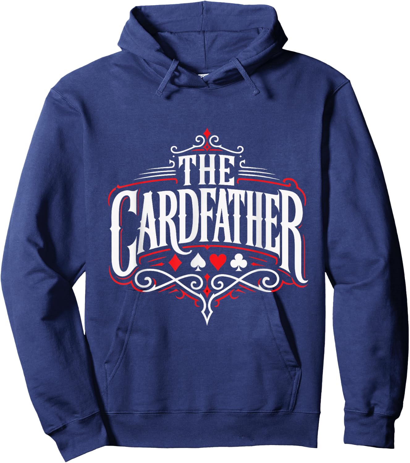 Poker Player The Cardfather Funny Poker Men Hoodie - Hoodie | Navy