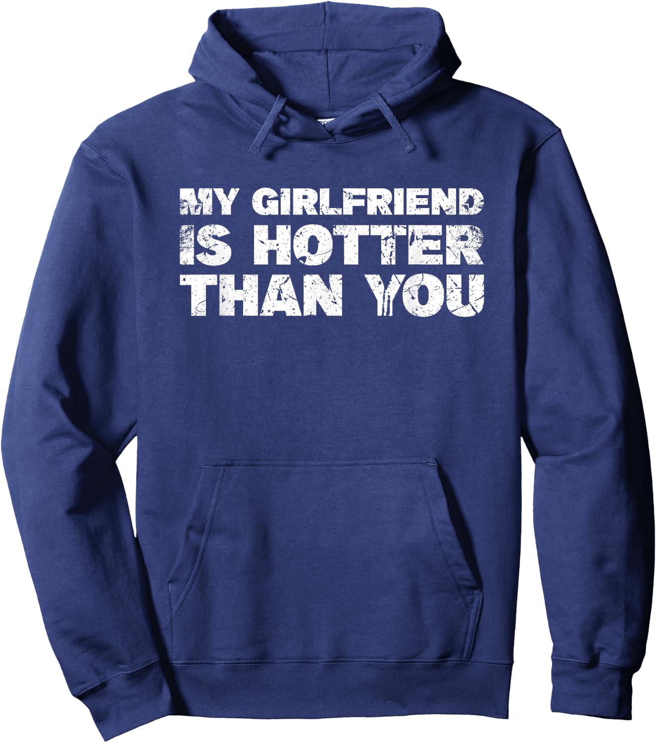 MATCHING COUPLE My Girlfriend is Hotter Than You Hoodie - Hoodie | Navy