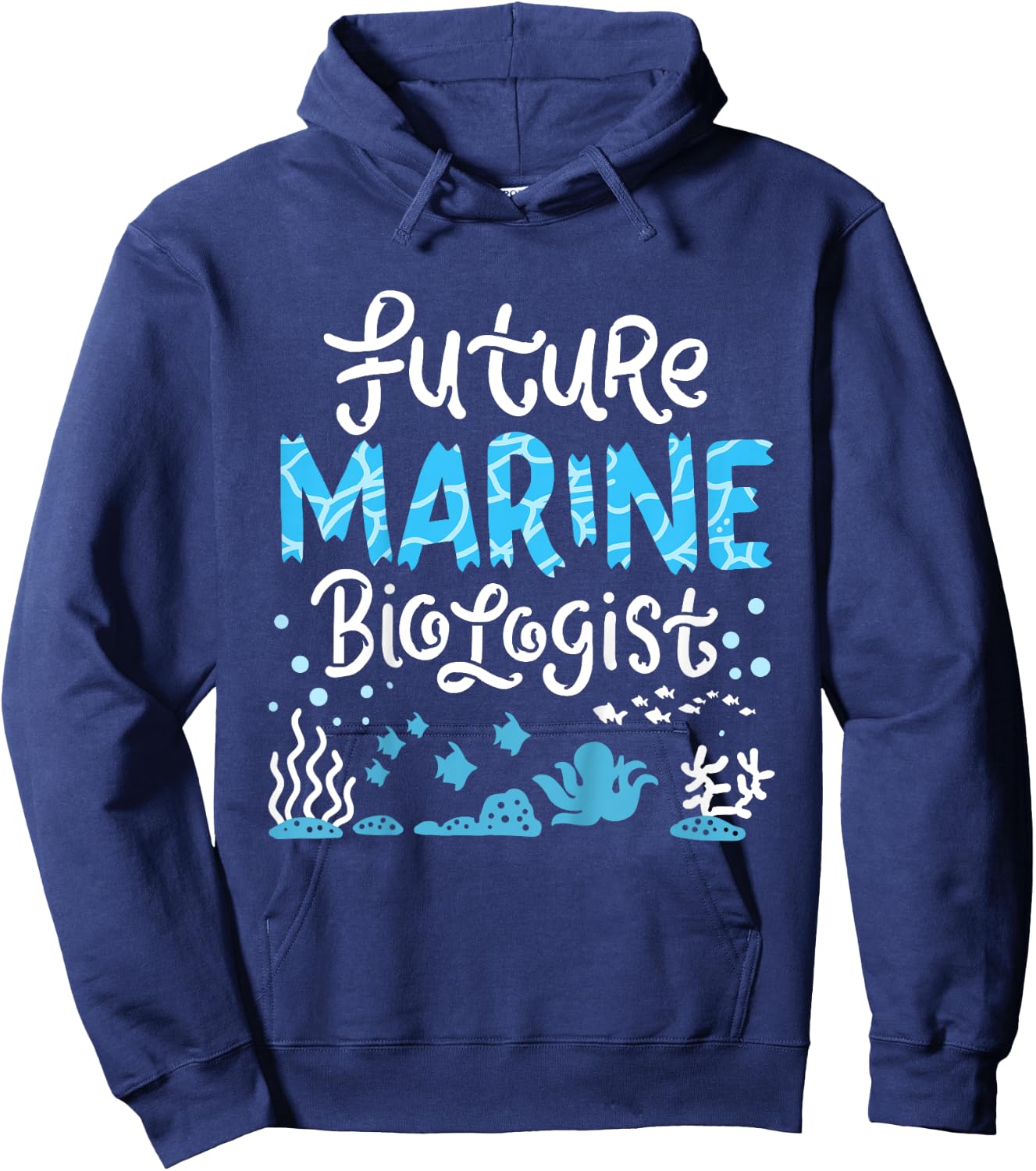 Kids Future Marine Biologist Hoodie - Hoodie | Navy
