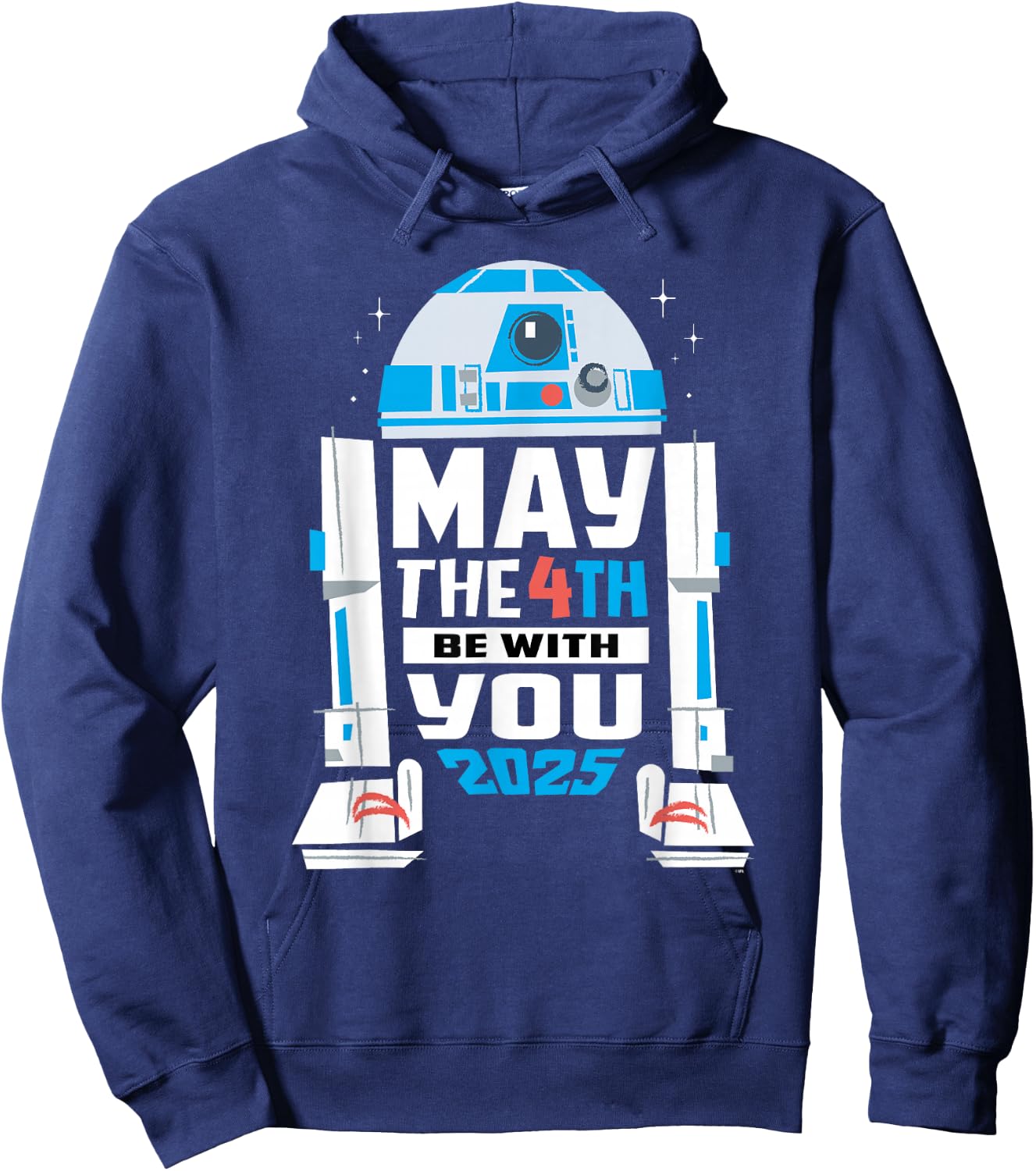 Star Wars R2-D2 May the 4th Be With You 2025 Star Wars Day , Black, S Hoodie - Hoodie | Navy