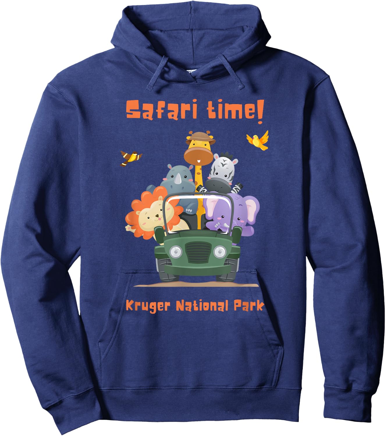 Cute Safari Time Kruger National Park South Africa Souvenir Hoodie - Hoodie | Navy