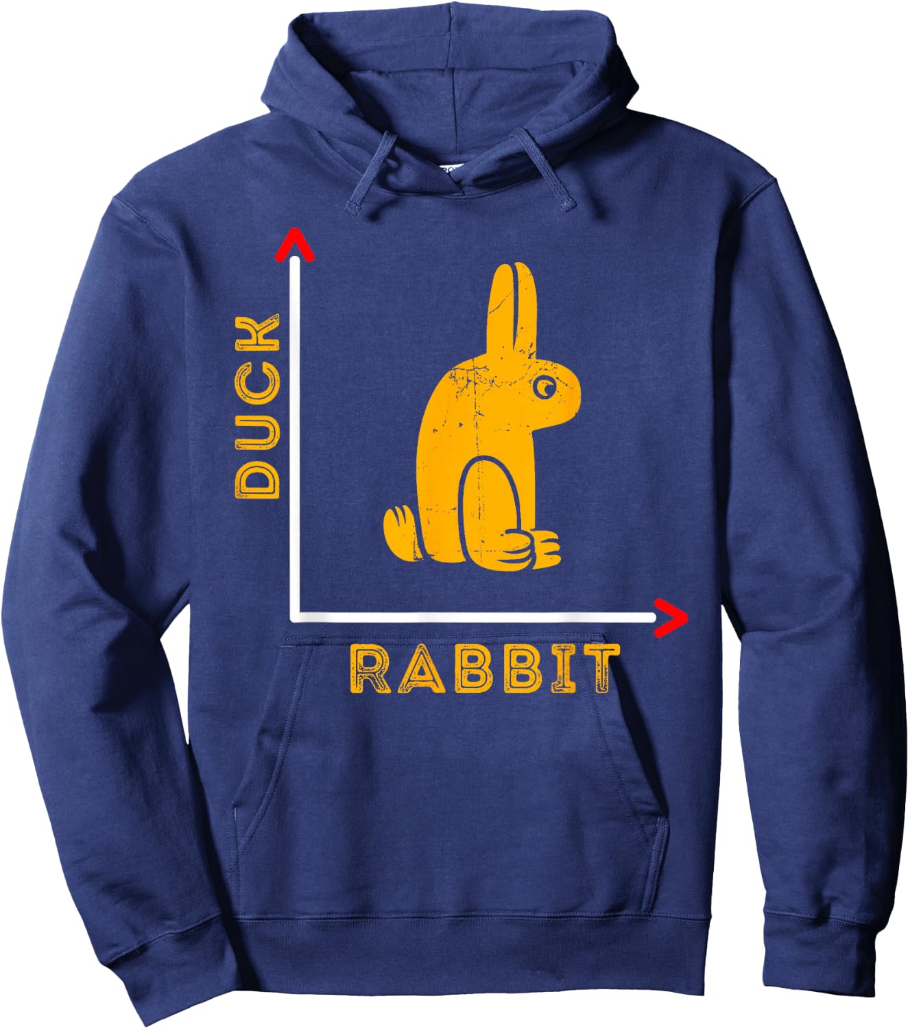 Wittgensteins Rabbit Duck Illusion Physics Nerd Math Geek Hoodie - Hoodie | Navy