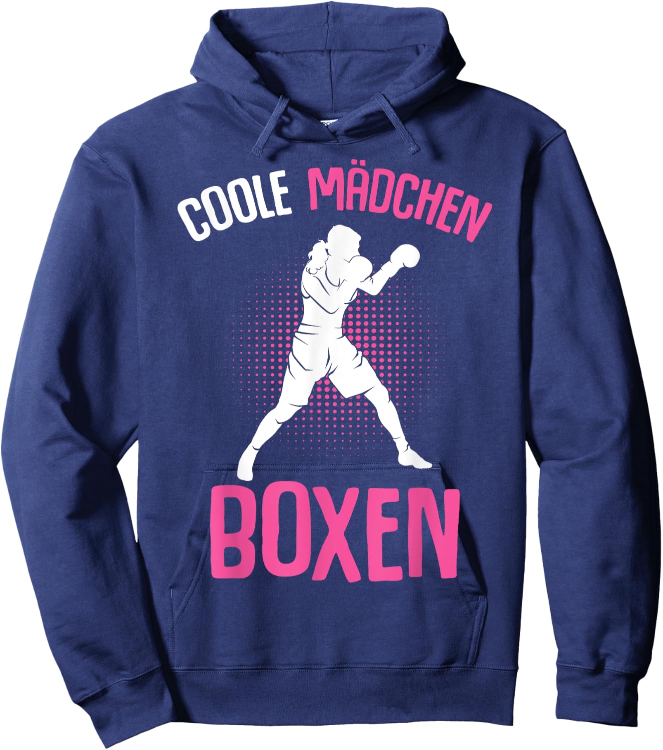 Cool Girls' Boxing Boxer Children's , black Hoodie - Hoodie | Navy