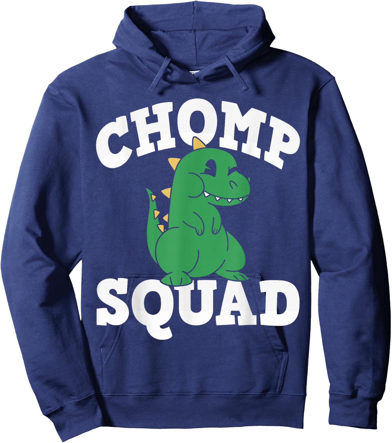 Chomp Squad Dinosaur Dino Birthday Hoodie - Hoodie | Navy