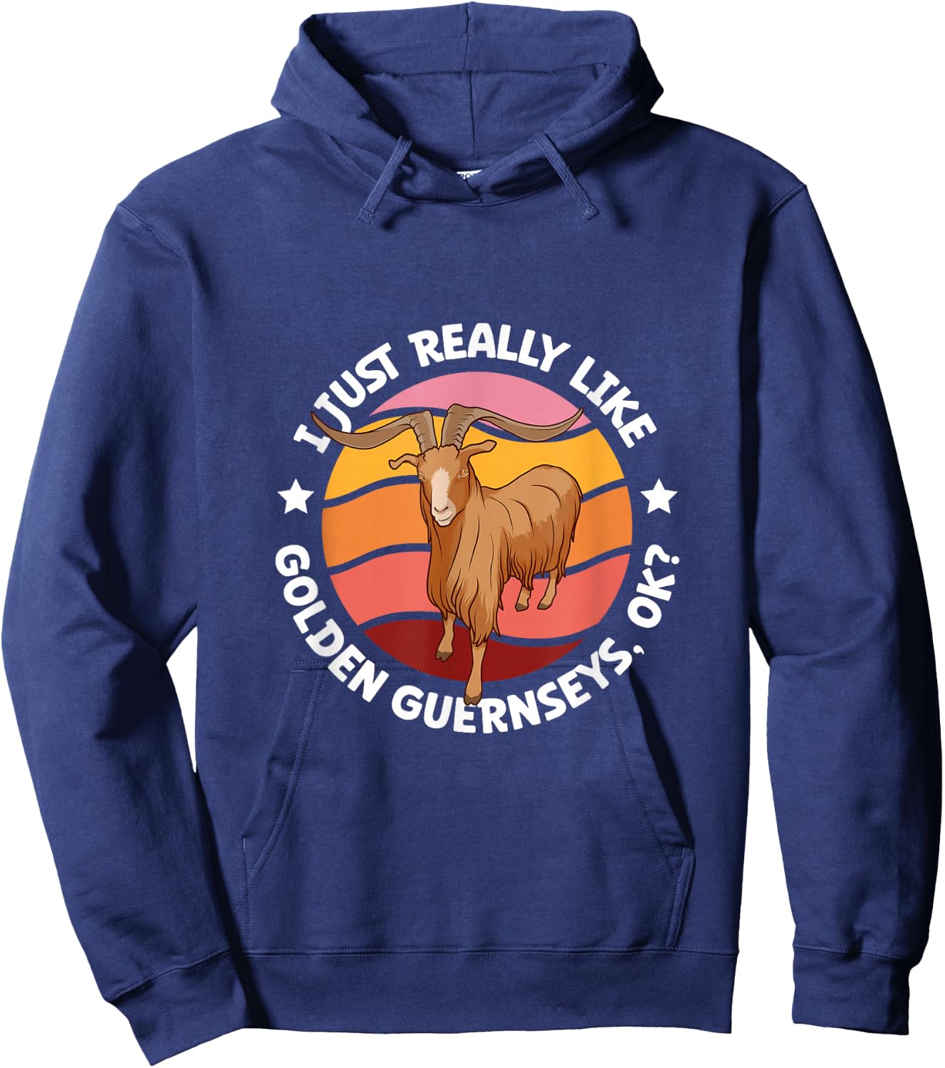 I just really like my Golden Guernsey Hoodie - Hoodie | Navy