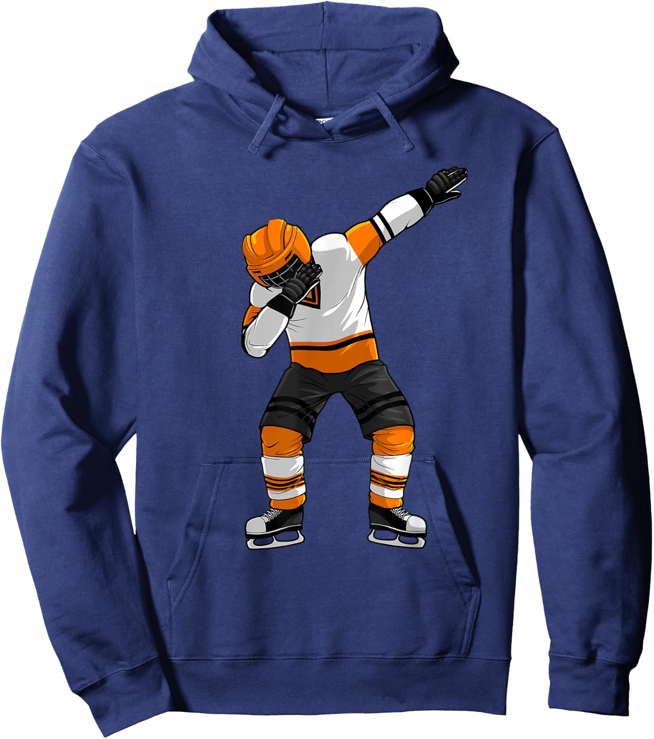 Cool Dabbing Ice Hockey Art Boys Ice Hockey Goalie Hoodie - Hoodie | Navy