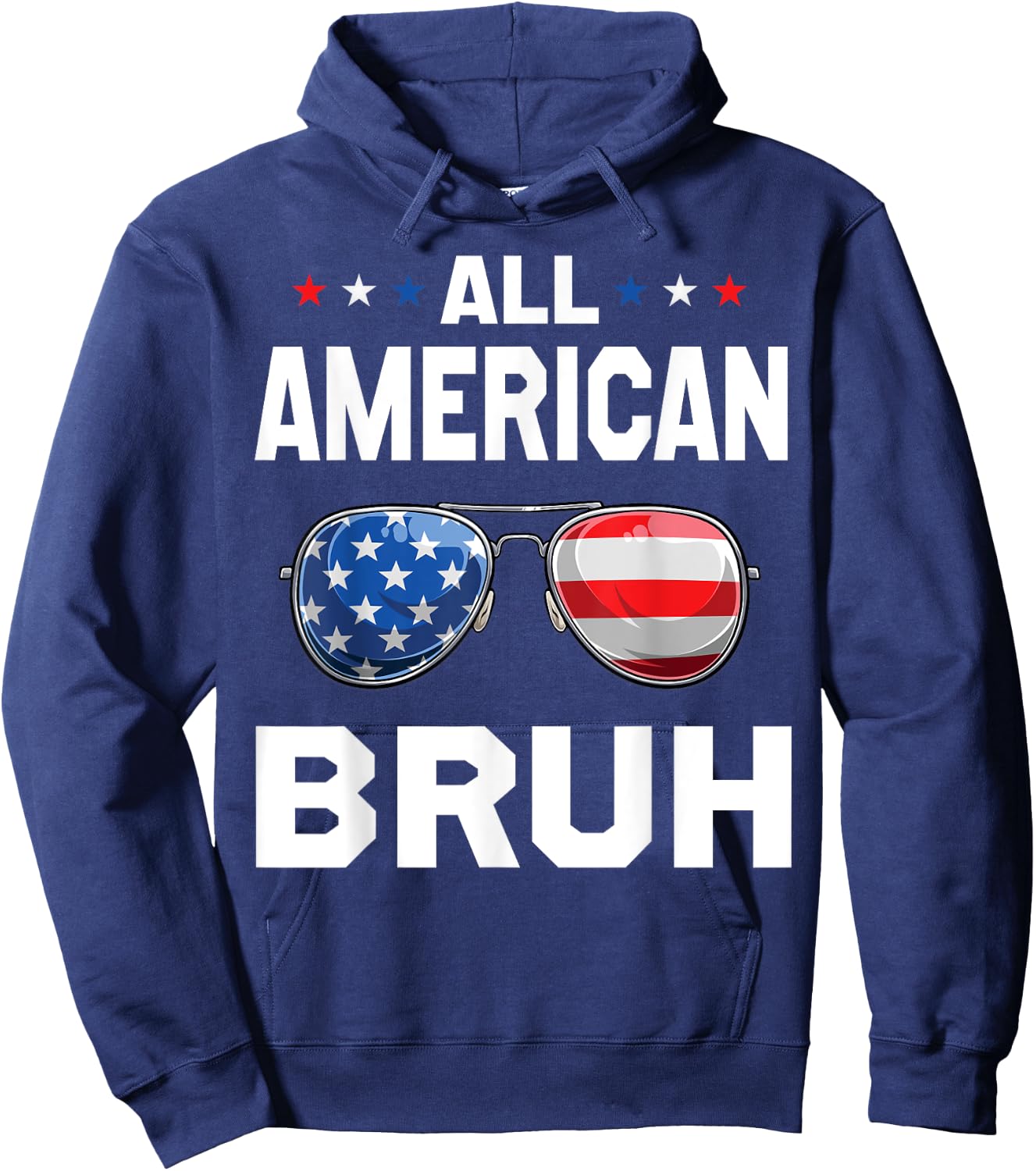 All American Bruh Patriotic Apparel , Women, and Boys Hoodie - Hoodie | Navy