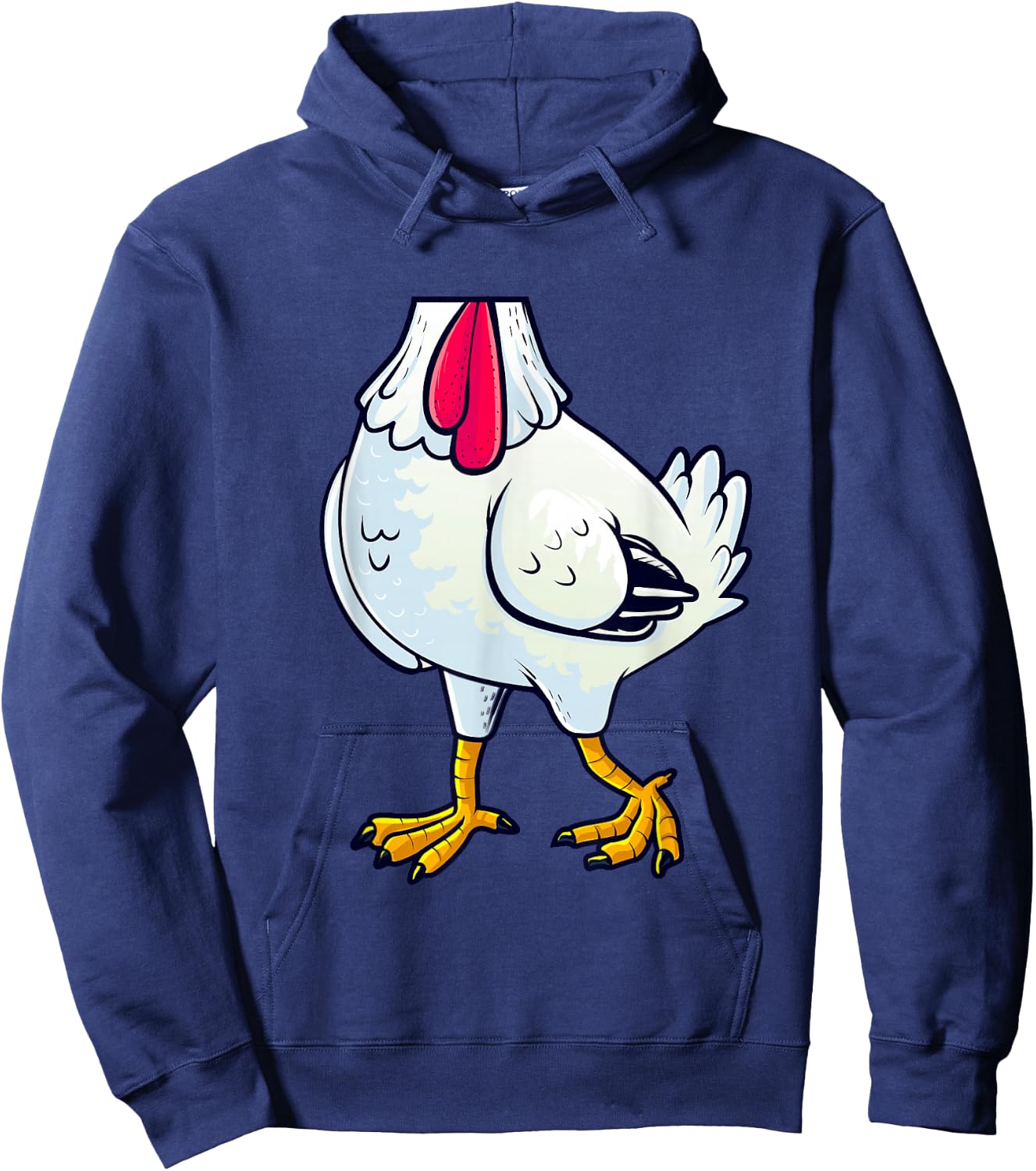Chicken Costume Body Funny Farm Animal Farming Halloween Hoodie - Hoodie | Navy