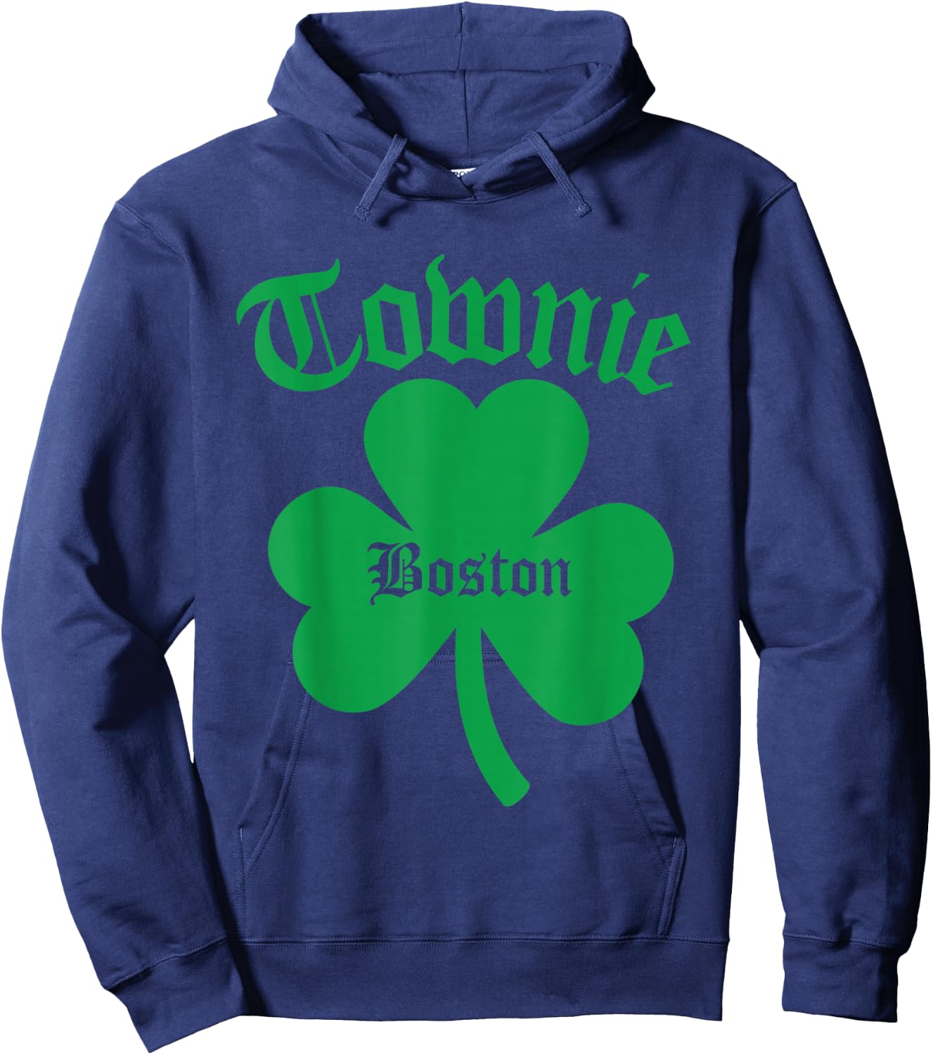 Townie, Irish Townie, St. Patrick's Day Charlestown Hoodie - Hoodie | Navy
