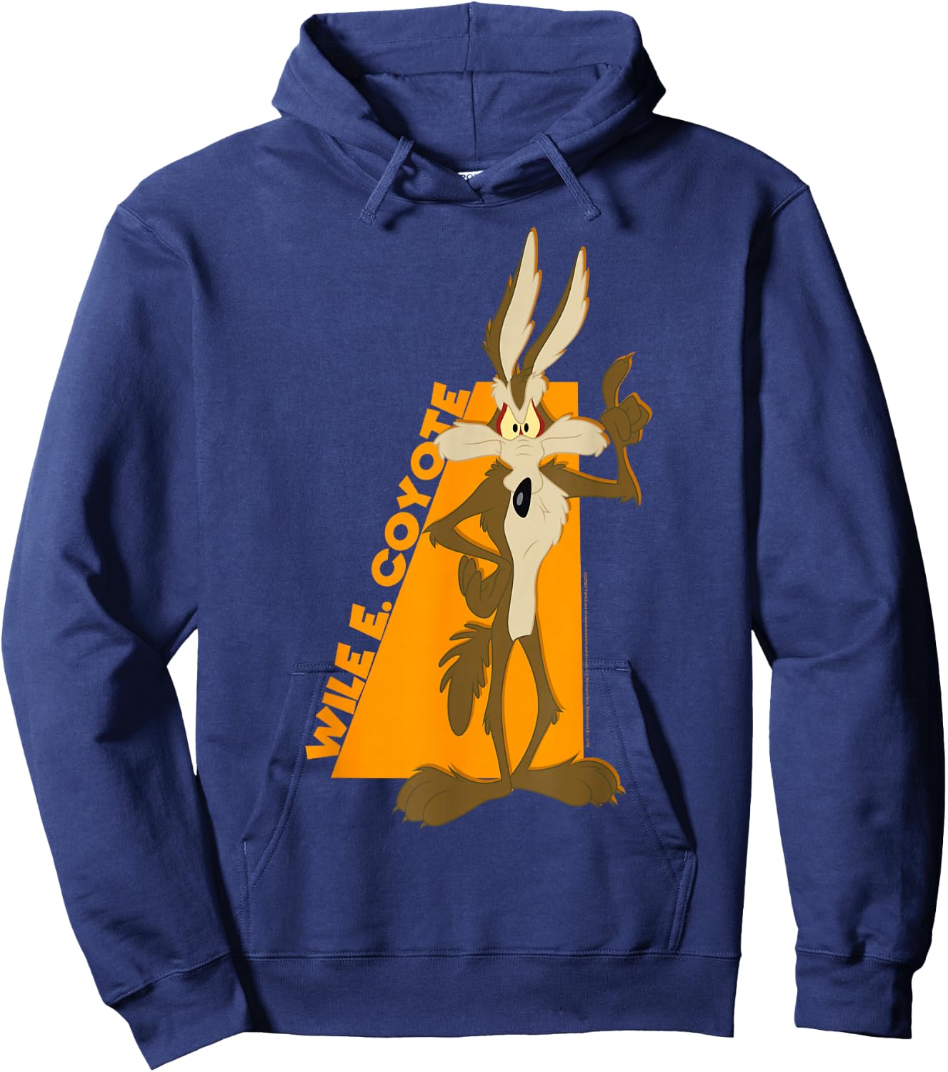 Looney Tunes Wile E. Coyote Simple Portrait Hoodie - Hoodie | Navy