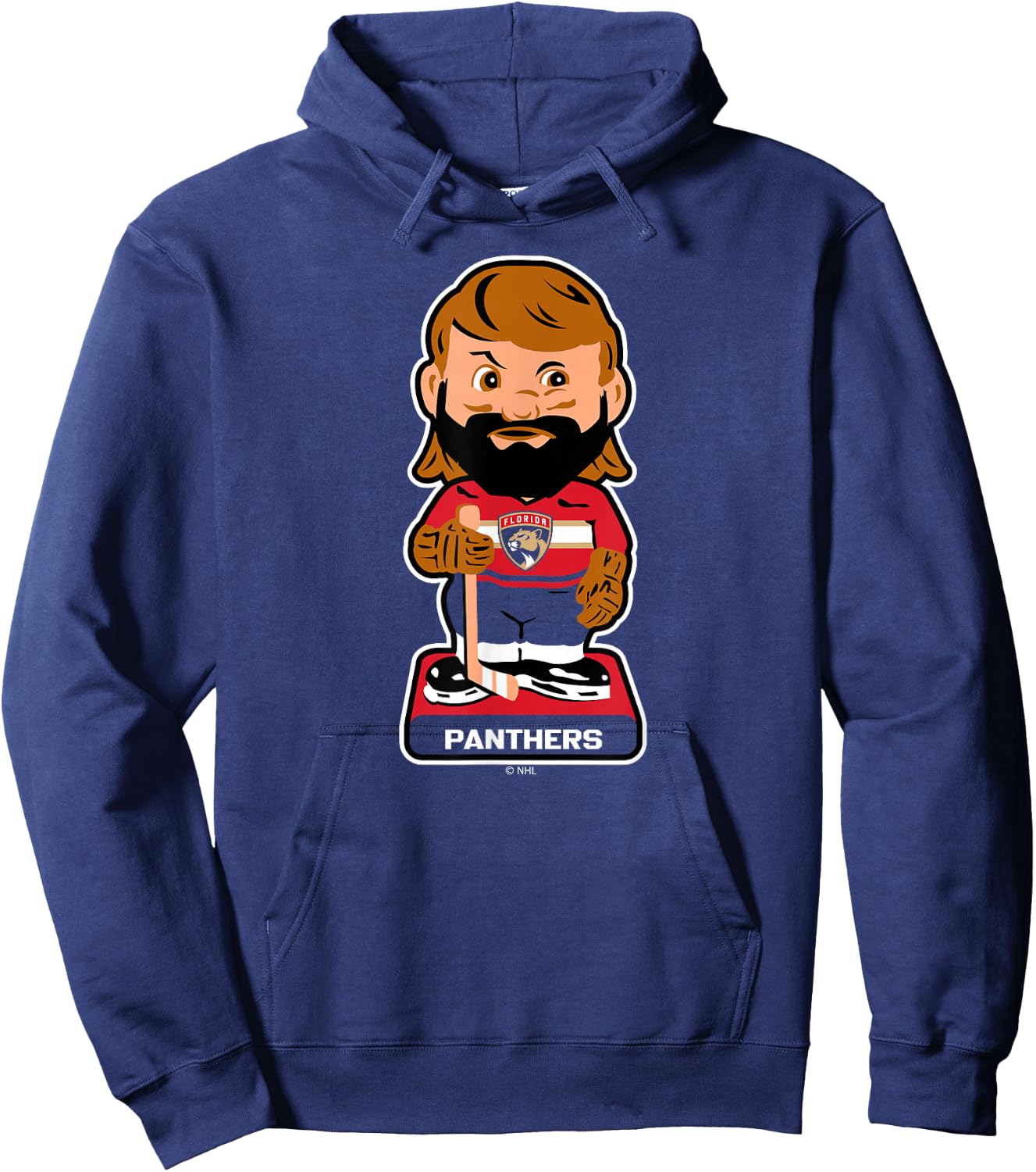 Florida Panthers Bobblehead Navy Officially Licensed Hoodie - Hoodie | Navy