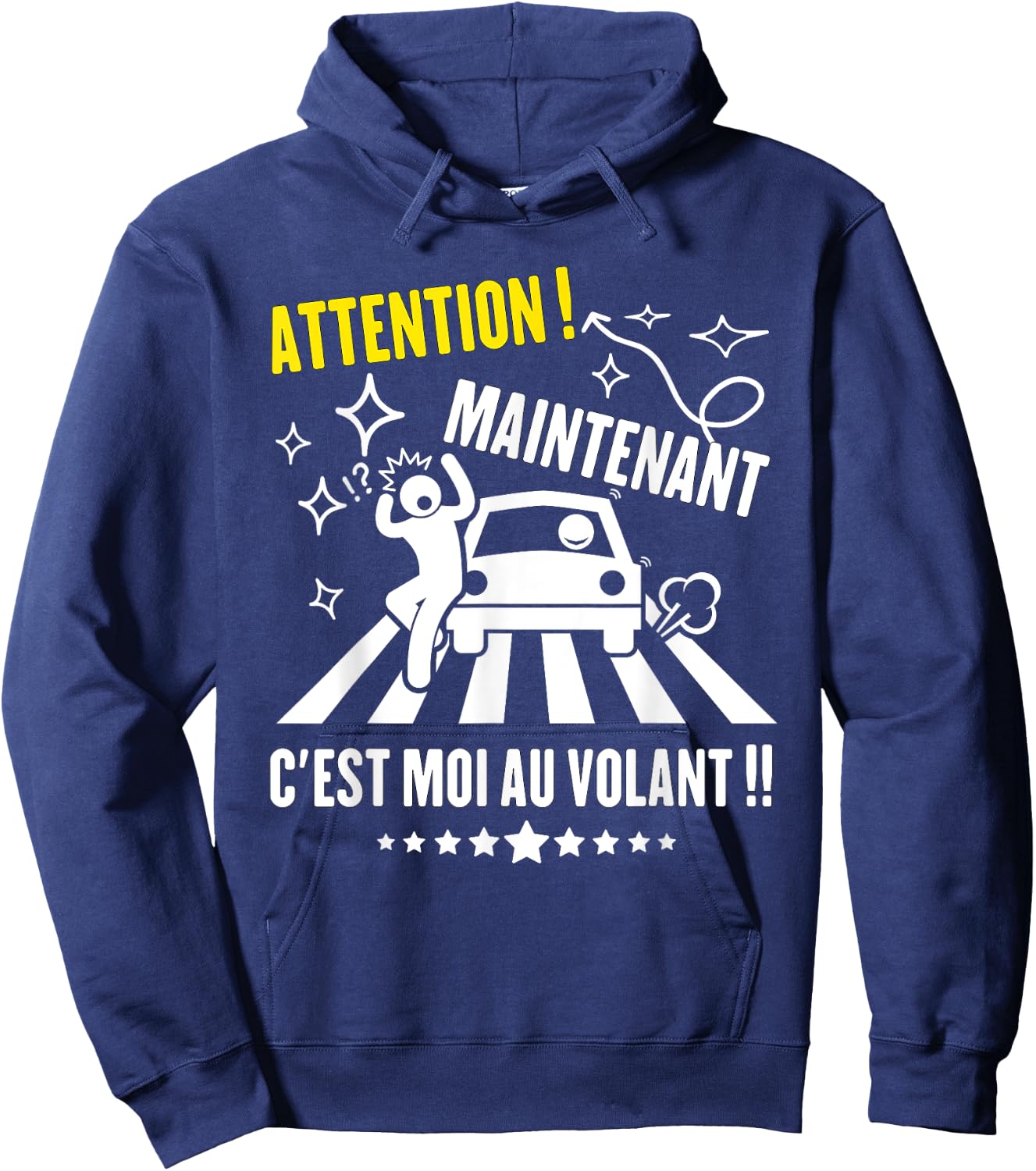 Driving License Gift, Driver's License Funny , Black, S Hoodie - Hoodie | Navy