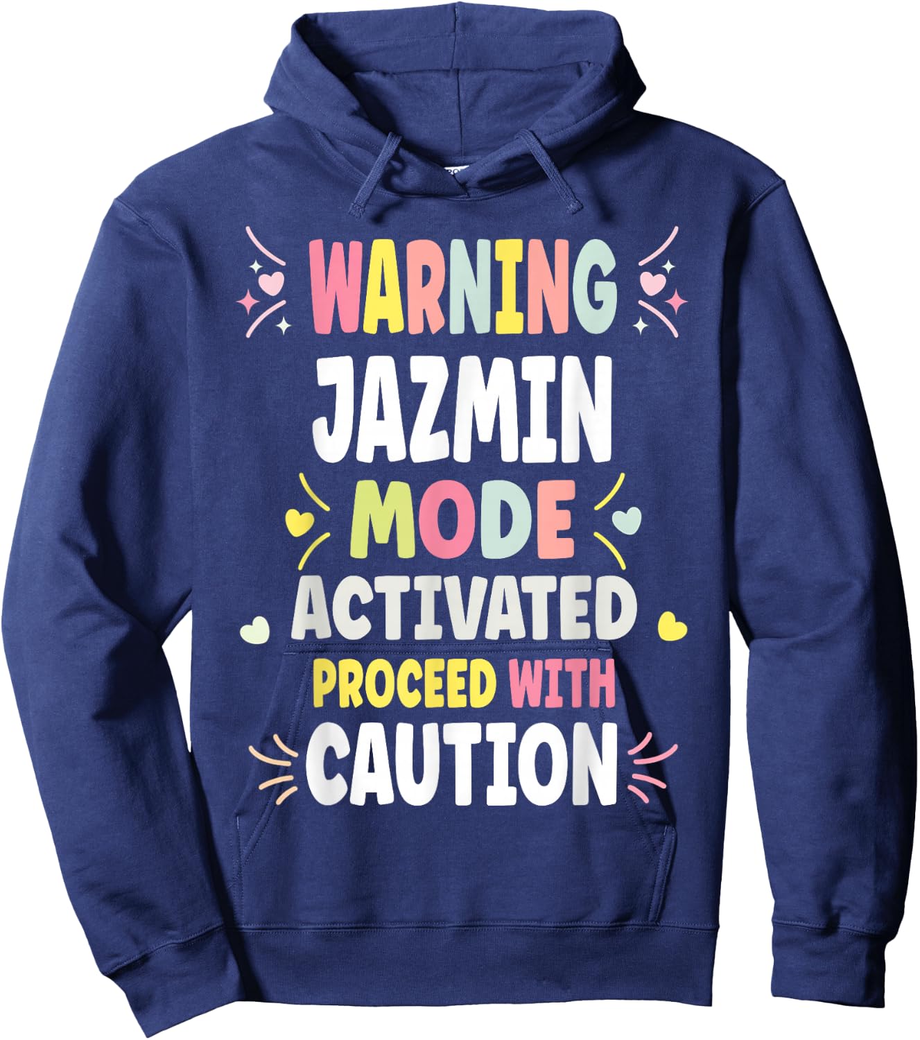 JAZMIN Personalized Women's Gift Custom JAZMIN Hoodie - Hoodie | Navy