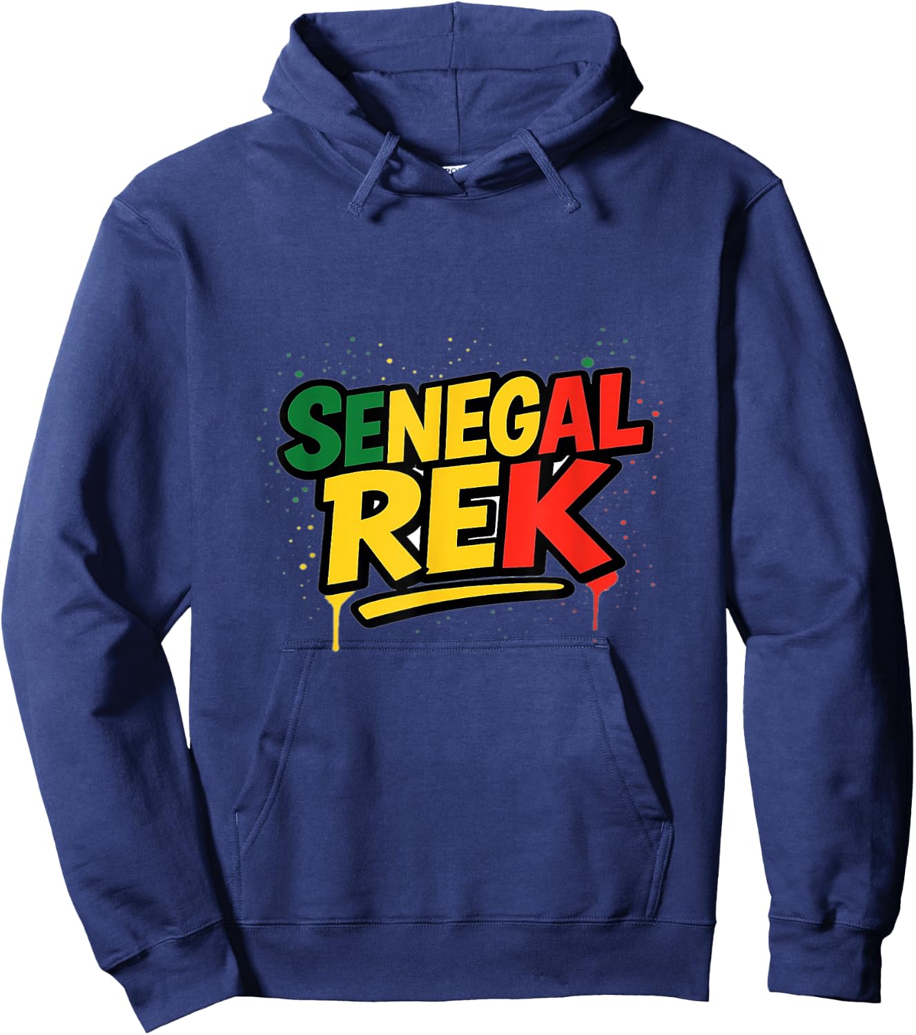 Senegal Rek Proud Senegalese Patriots Sunugal Wolof Hoodie - Hoodie | Navy