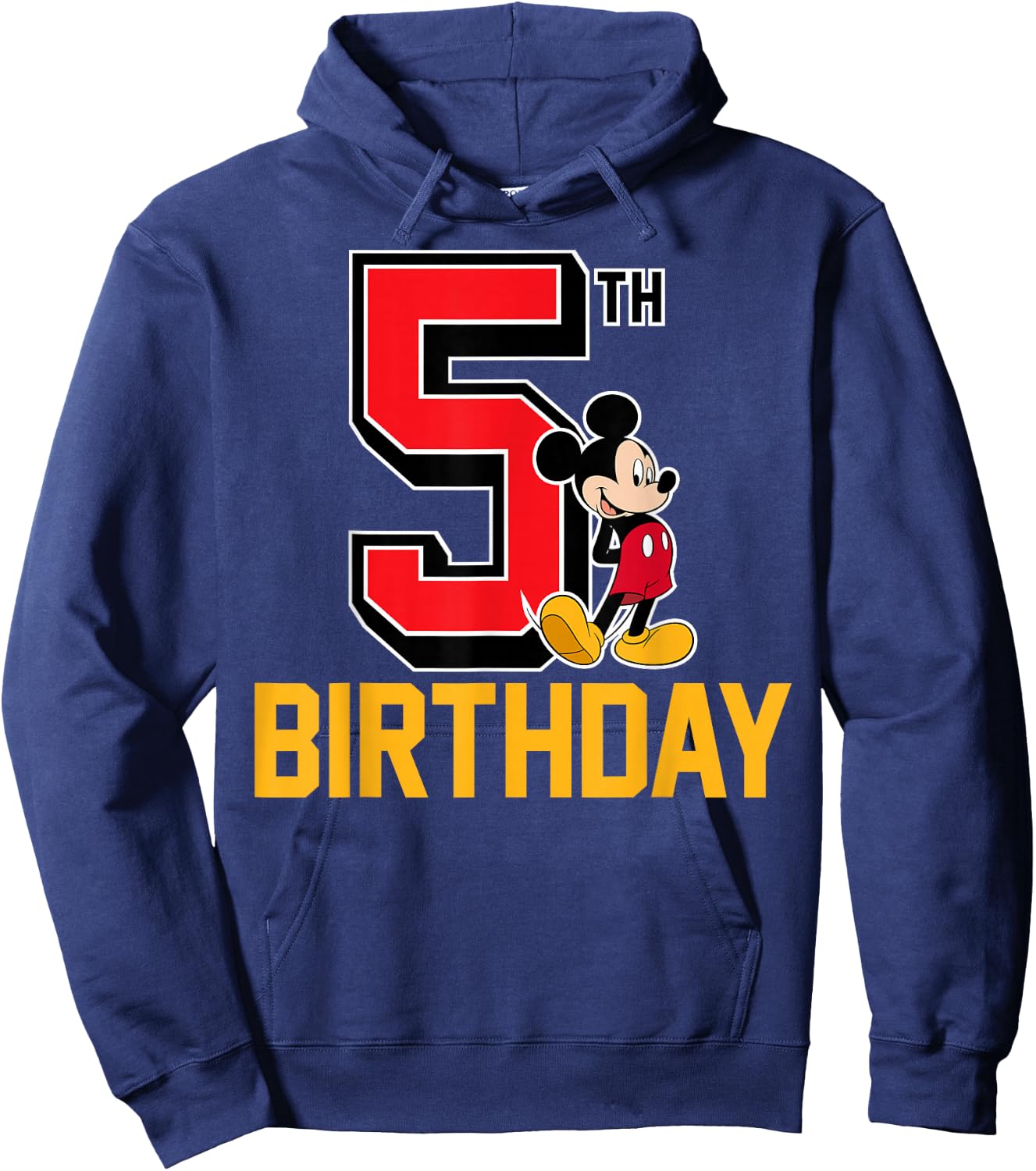 Disney - Mickey Mouse My 5th Birthday Hoodie - Hoodie | Navy