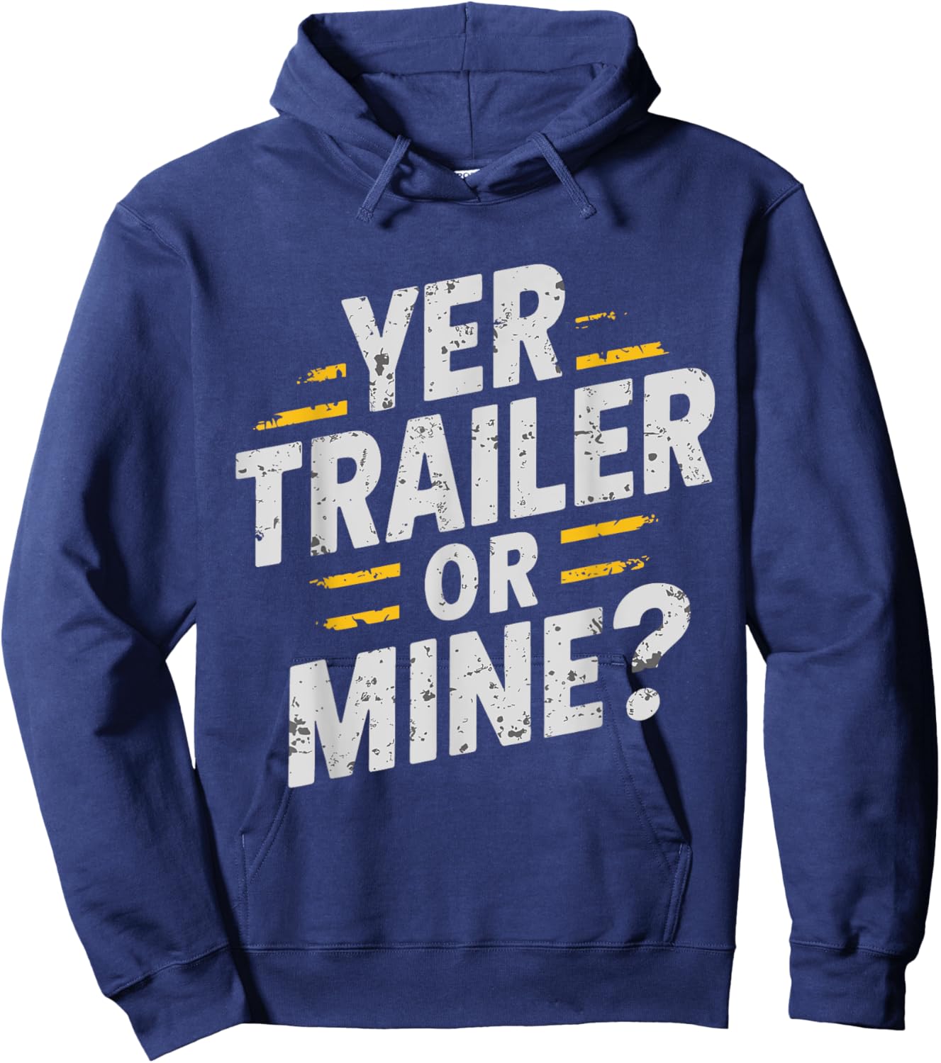 Redneck Trailer White Trash Party Attire Hillbilly Costume Hoodie - Hoodie | Navy